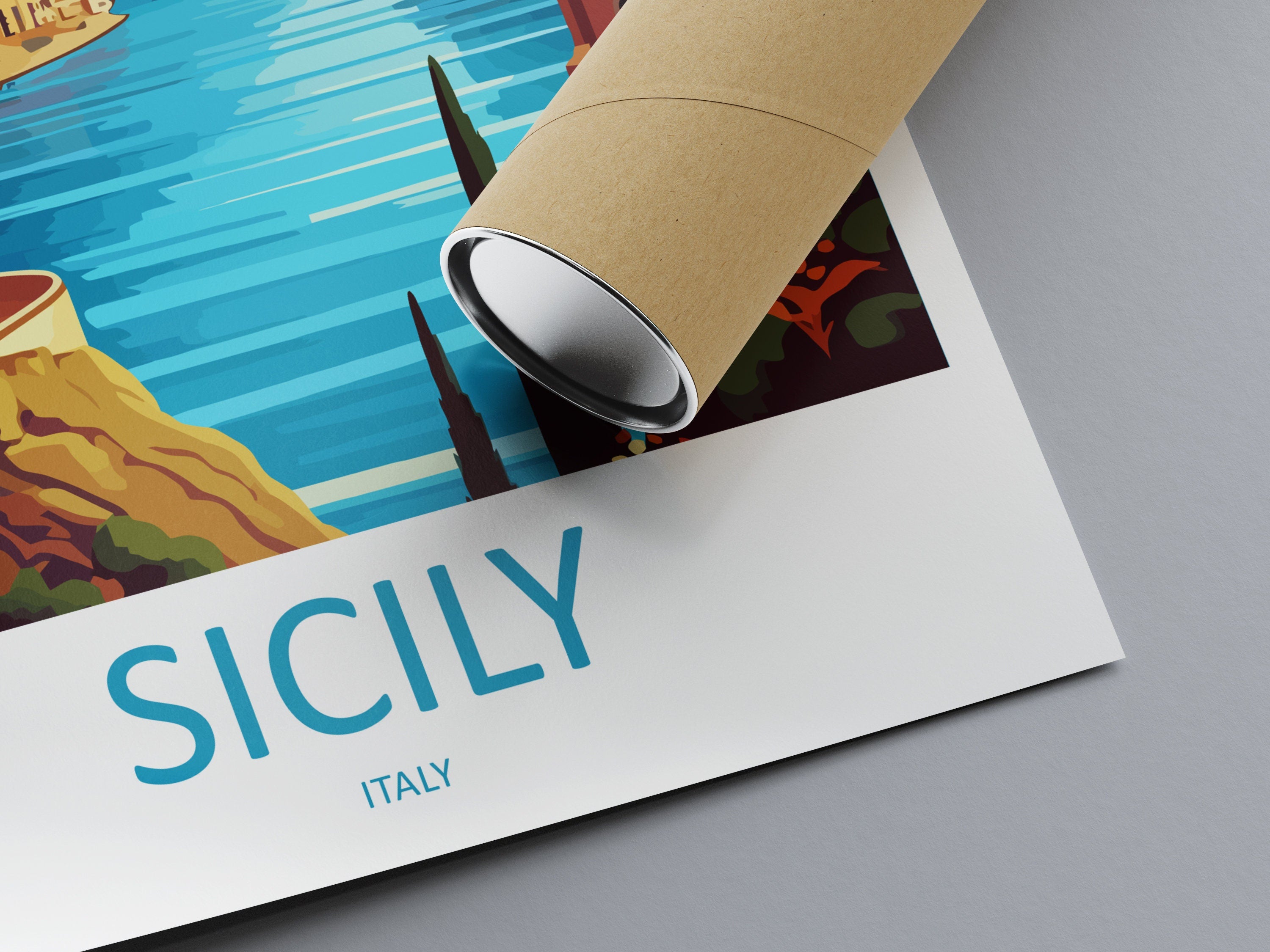 Sicily Travel Print