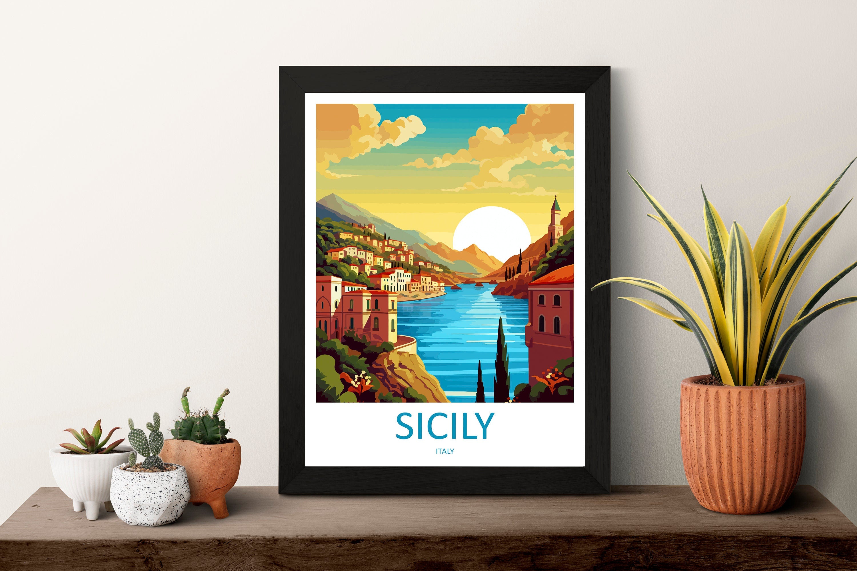 Sicily Travel Print