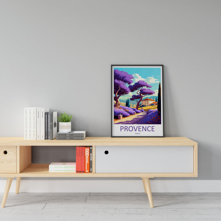 Provence Travel Print Wall Art Provence Wall Hanging Home Décor Provence Gift Art Lovers France Art Lover Gift Provence Art Provence Art