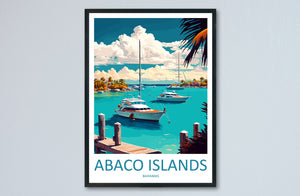 Abaco Islands Travel Print