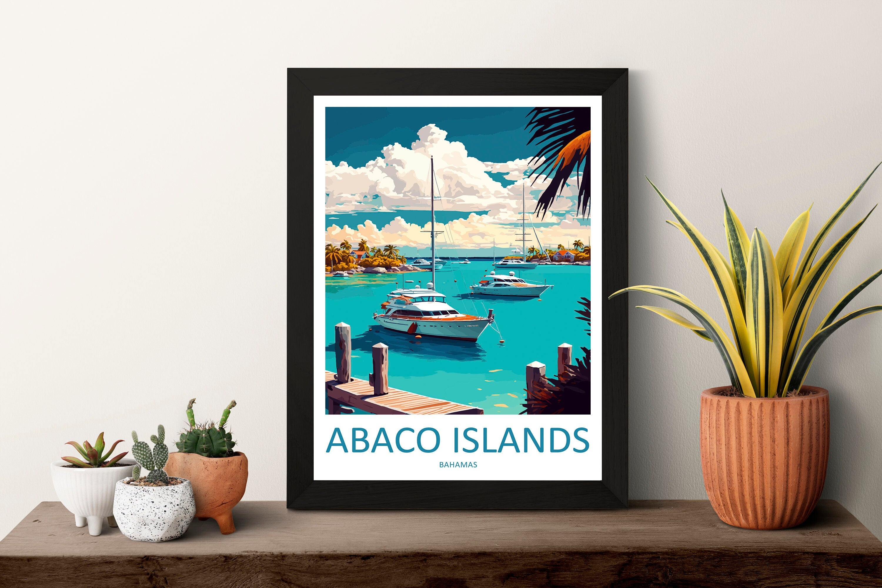 Abaco Islands Travel Print