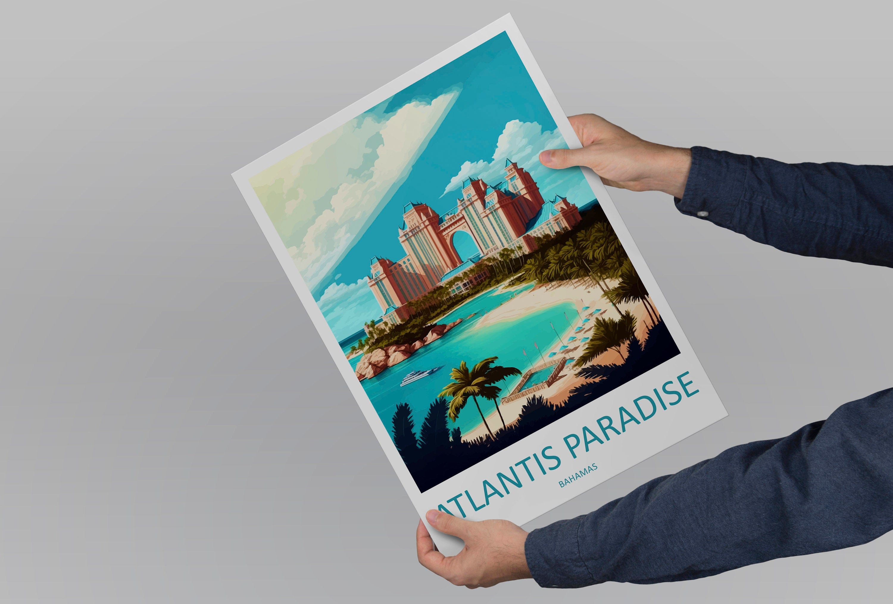 Atlantis Paradise Travel Print