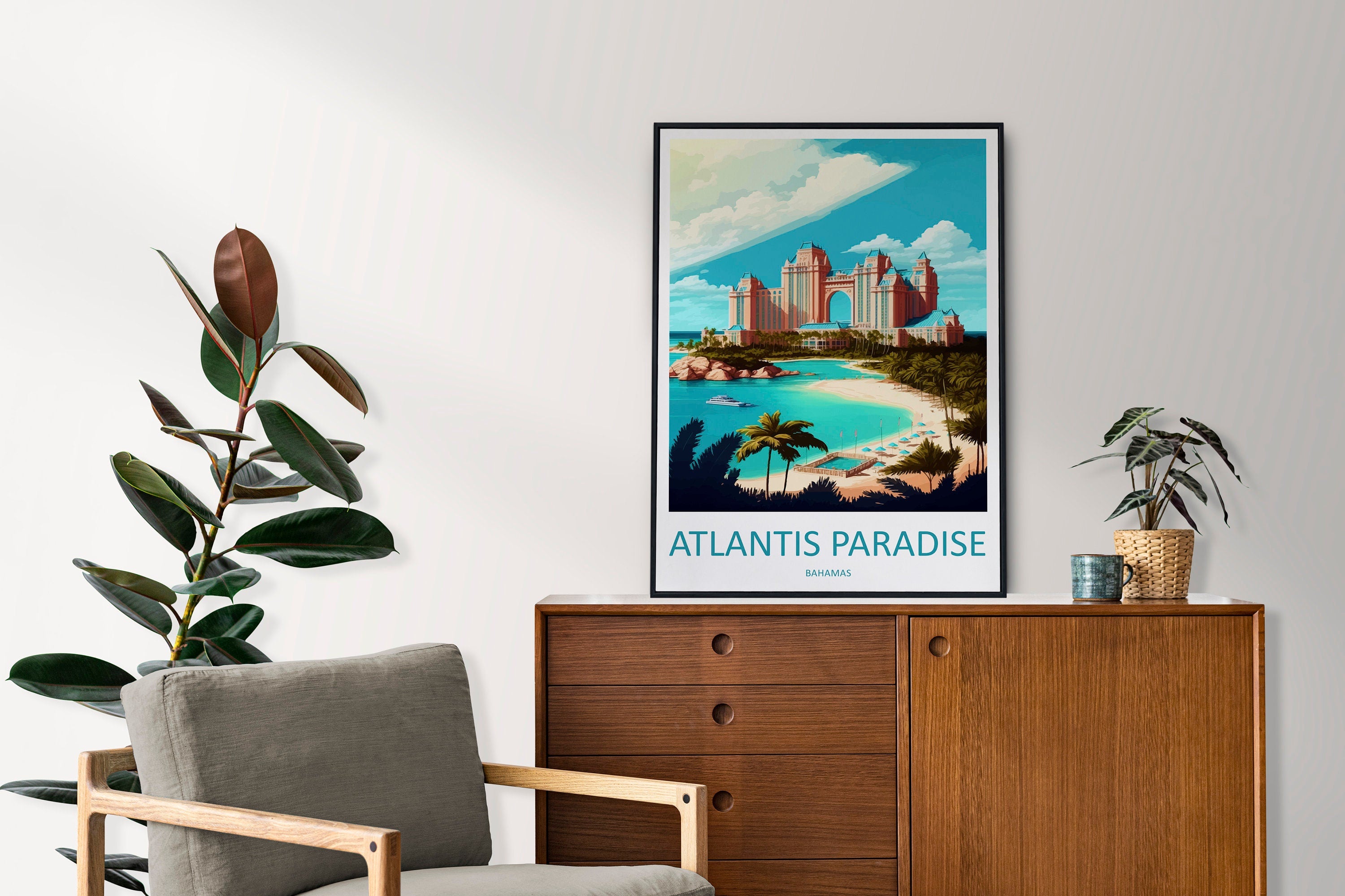 Atlantis Paradise Travel Print