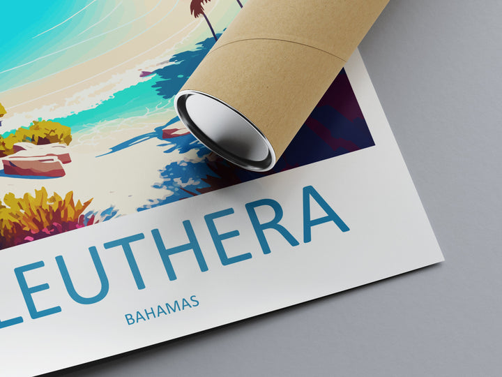 Eleuthera Travel Print Wall Art Eleuthera Wall Hanging Home Décor Eleuthera Gift Art Lovers Wall Art Caribbean Travel Print