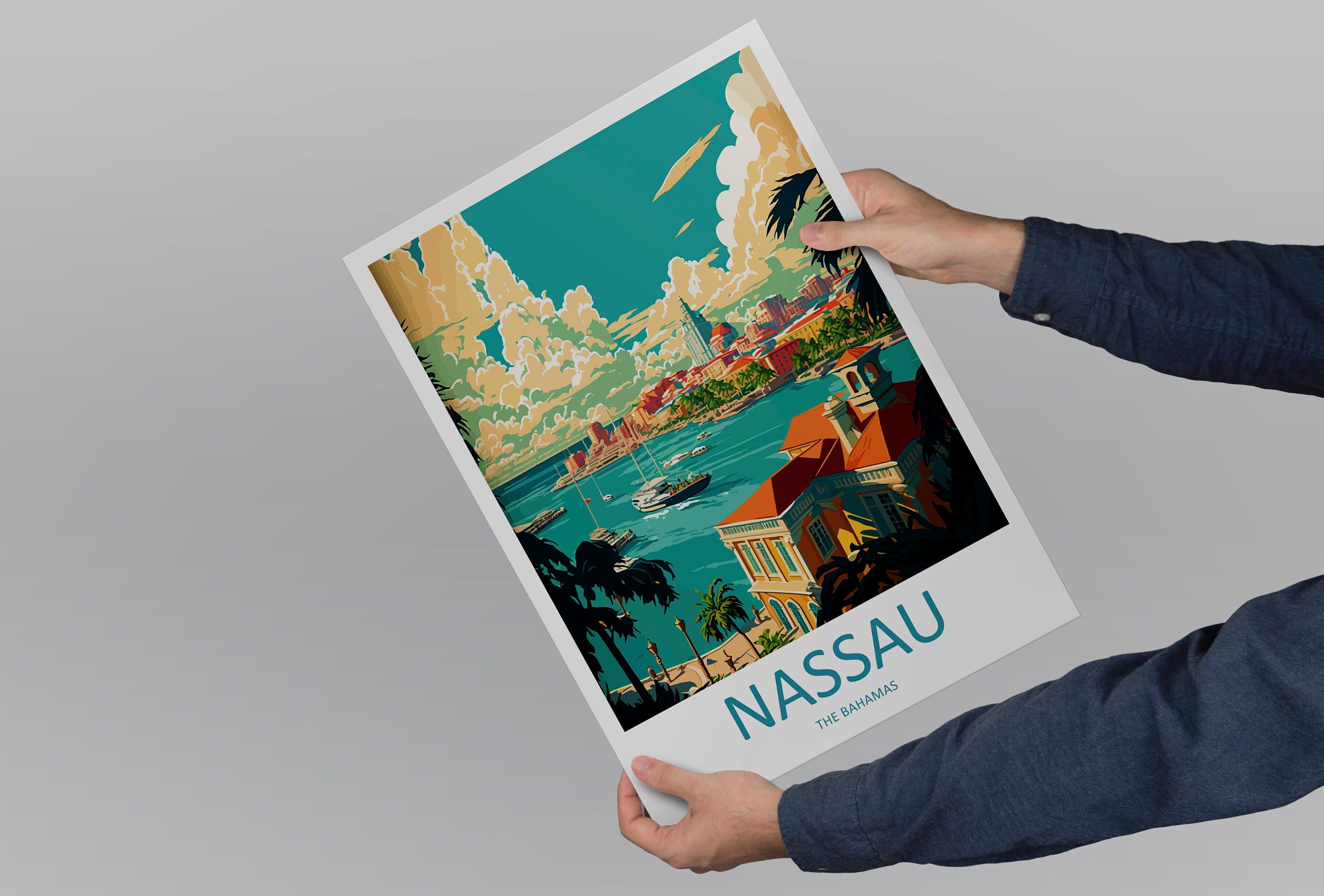 Nassau Travel Print