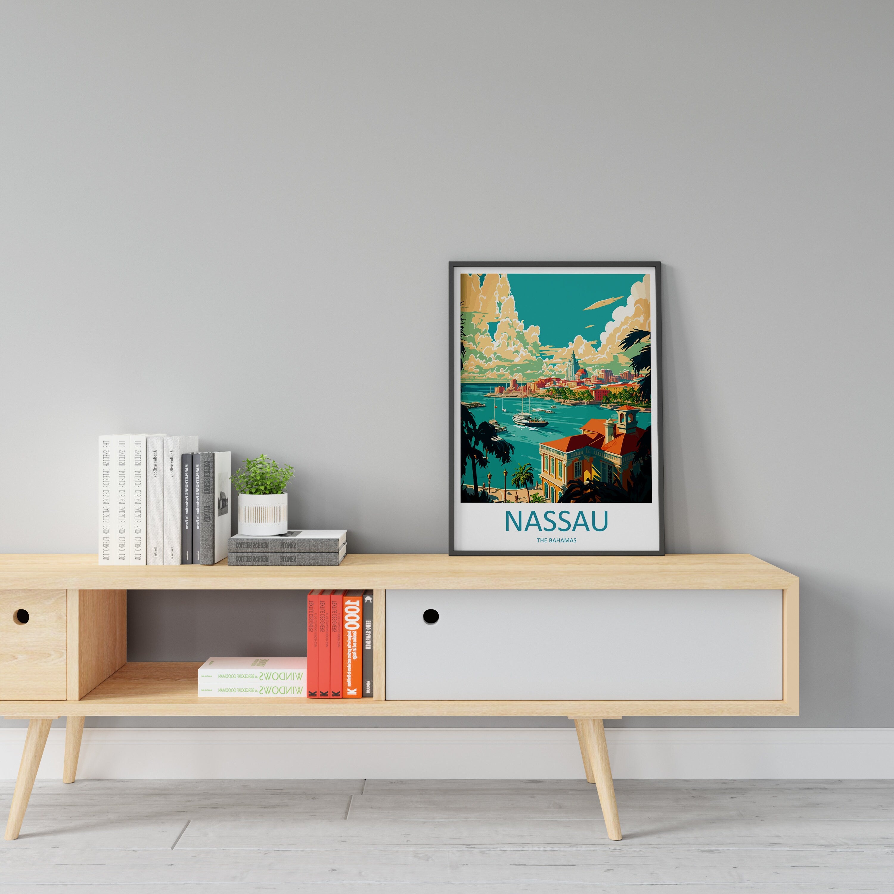 Nassau Travel Print