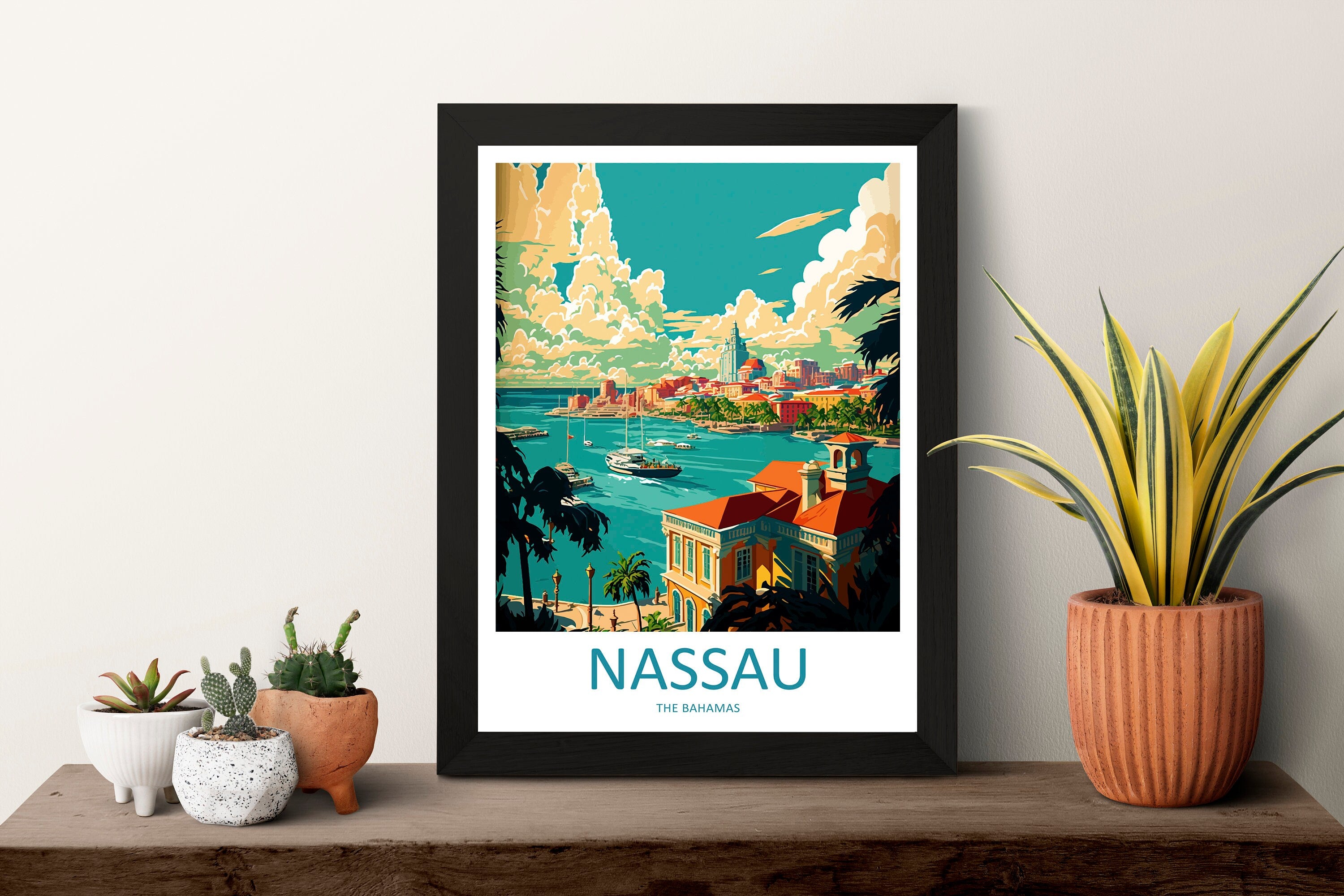 Nassau Travel Print