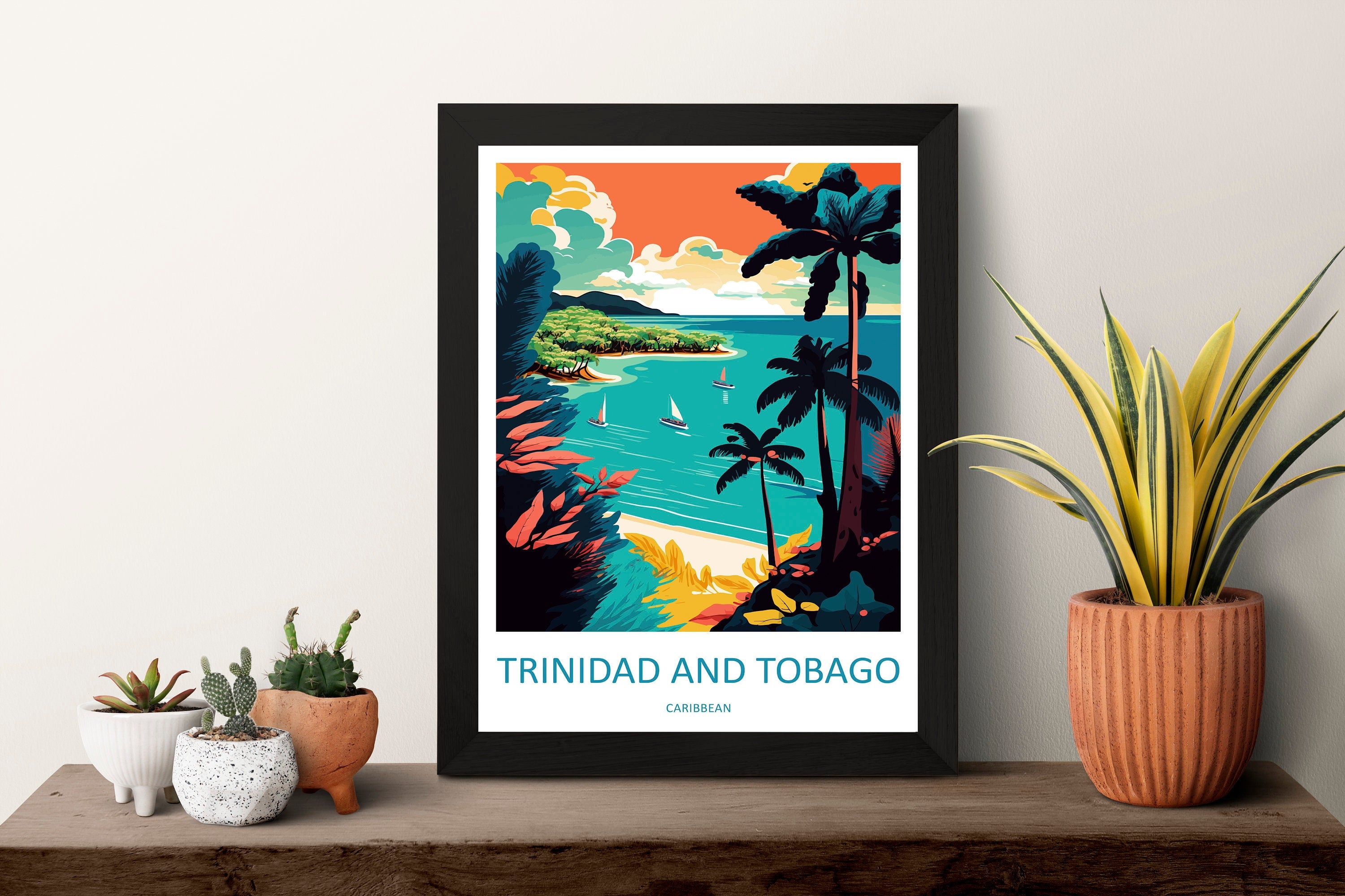 Trinidad and Tobago Travel Print