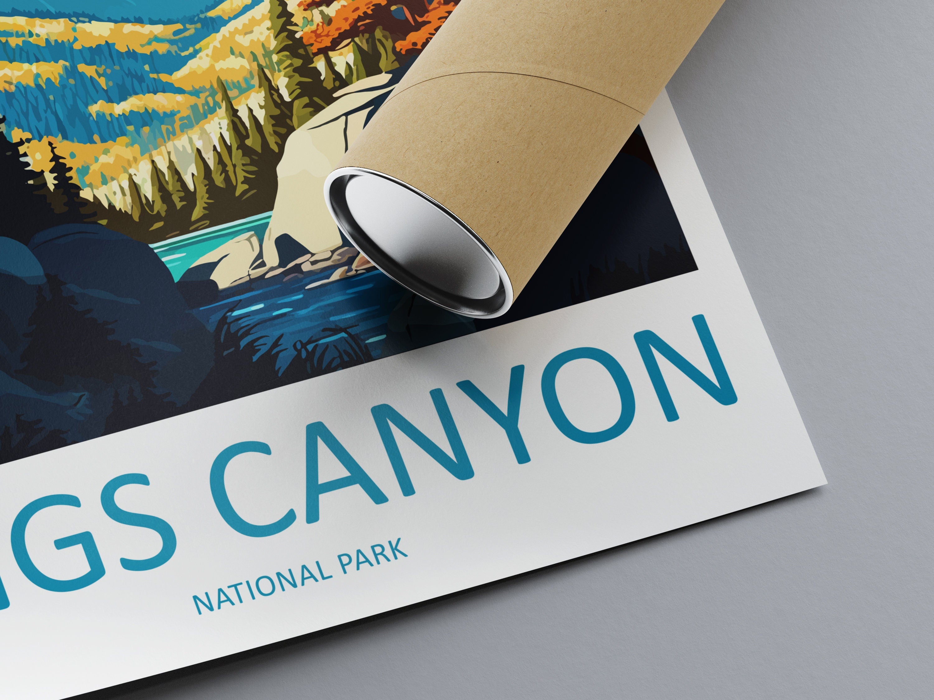 Kings Canyon National Park Travel Print