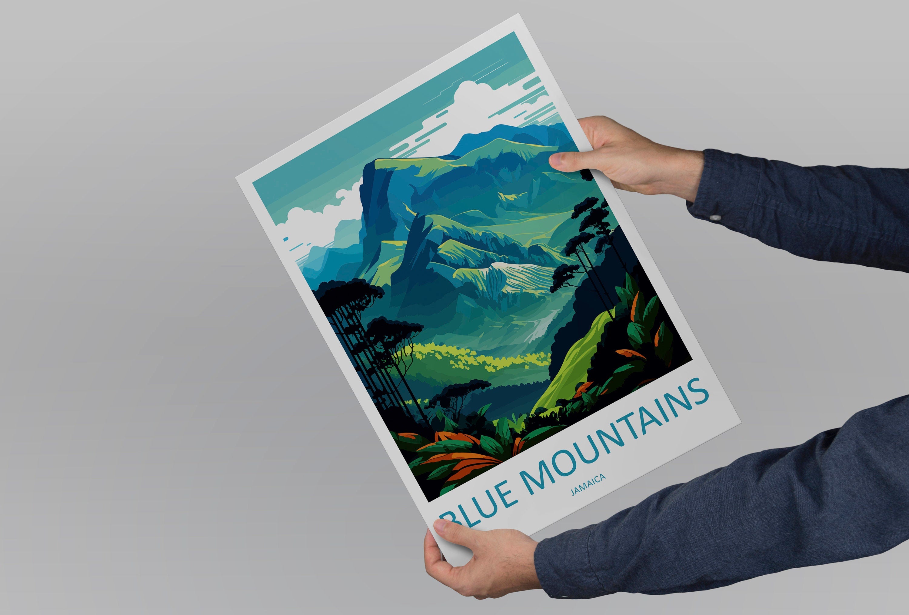 Blue Mountains Travel Print