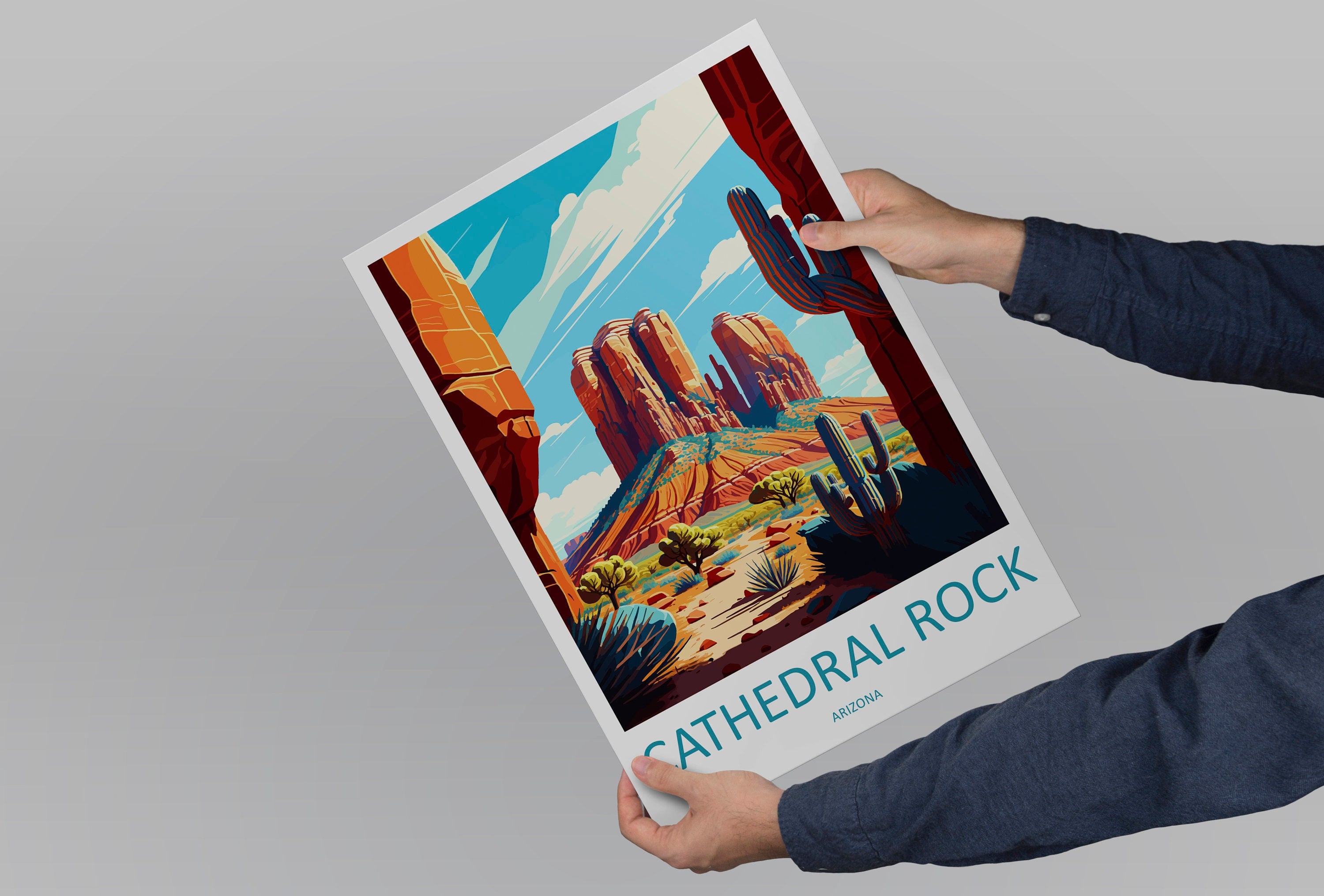 Cathedral Rock Travel Print