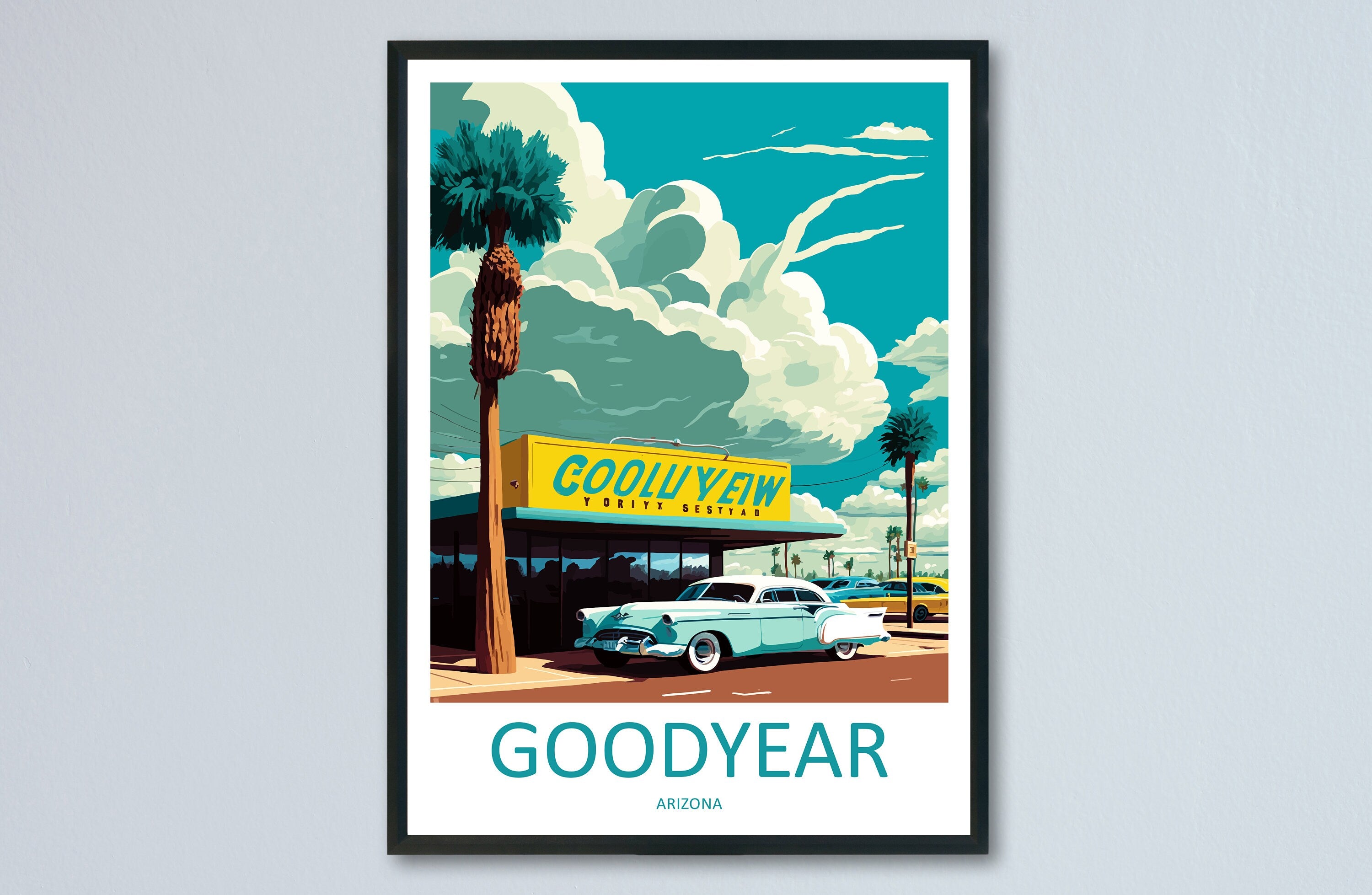 Goodyear Travel Print