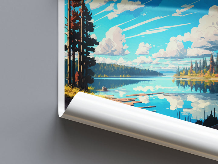 Show Low Lake Travel Print Wall Art Show Low Lake Wall Hanging Home Décor Show Low Lake Gift Art Lovers Arizona Art Lover Gift Arizona