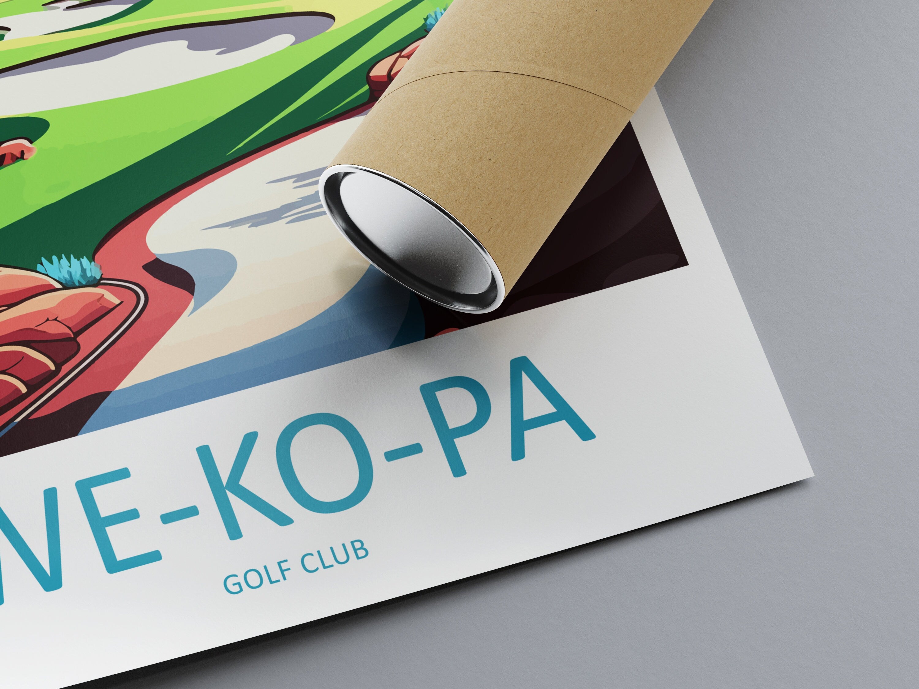 We Ko Pa Golf Club Travel Print