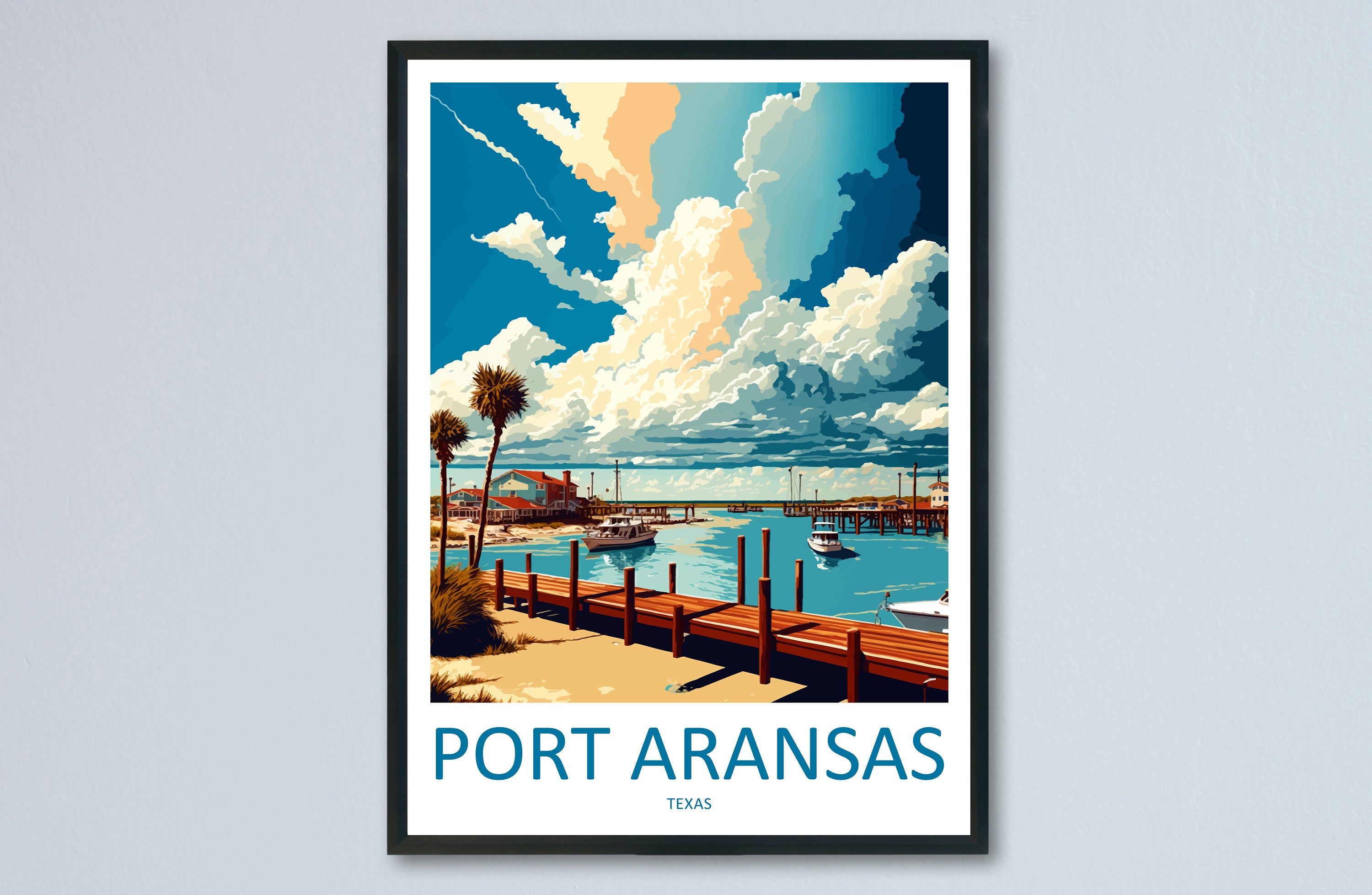 Port Aransas Travel Print