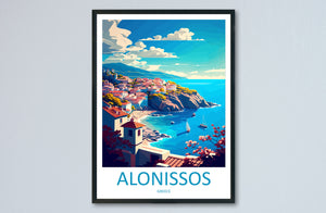 Alonnisos Travel Print