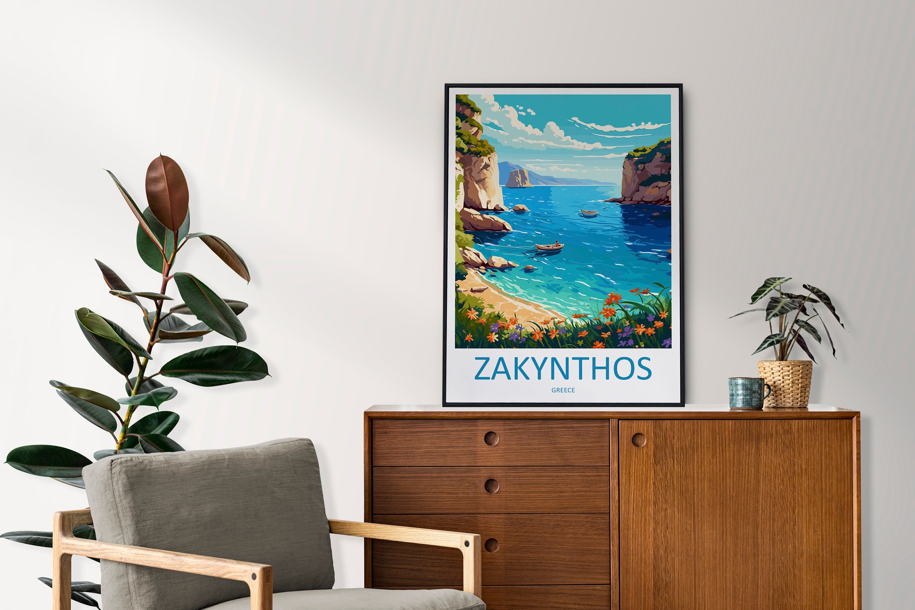 Zakynthos Travel Print