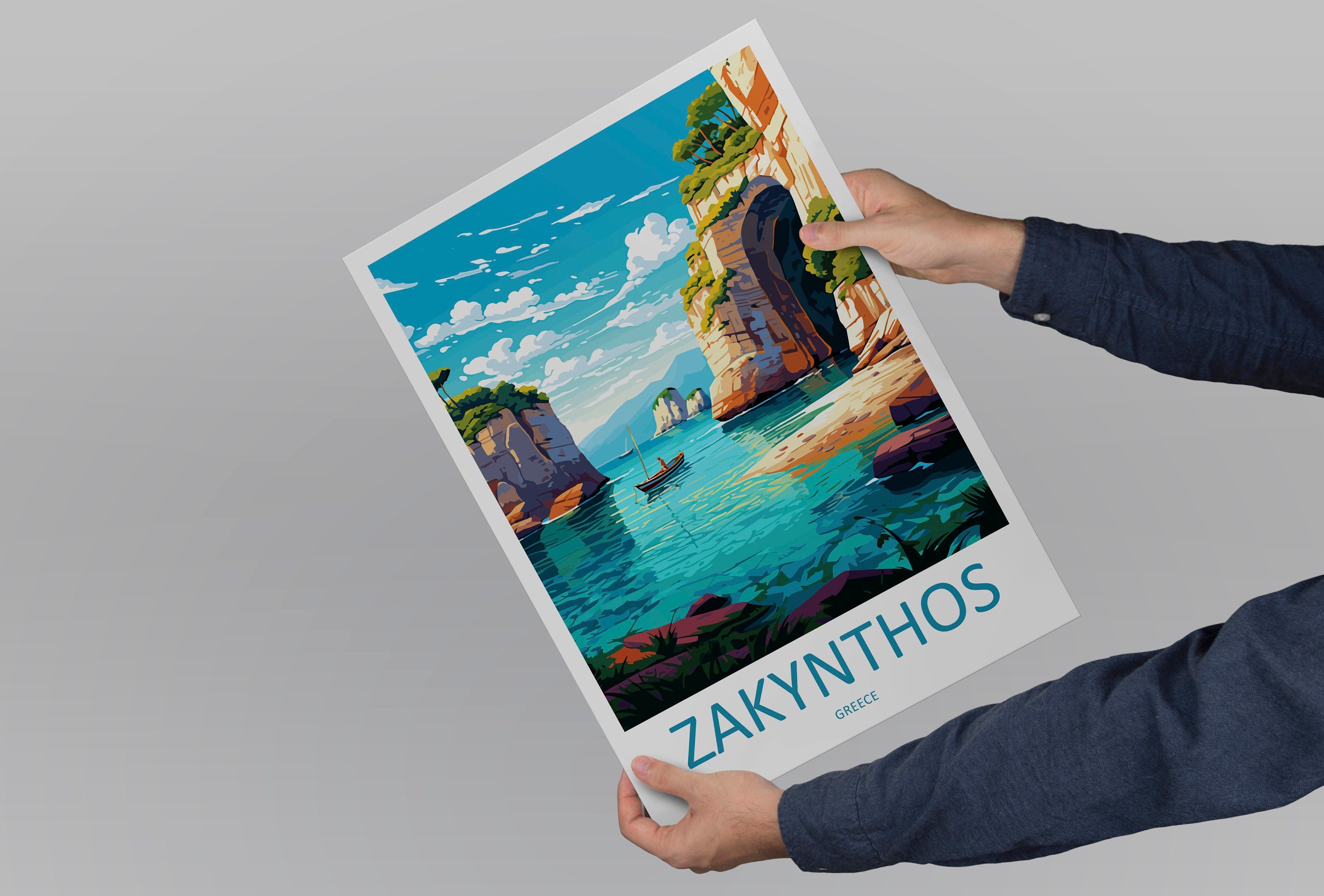 Zakynthos Travel Print