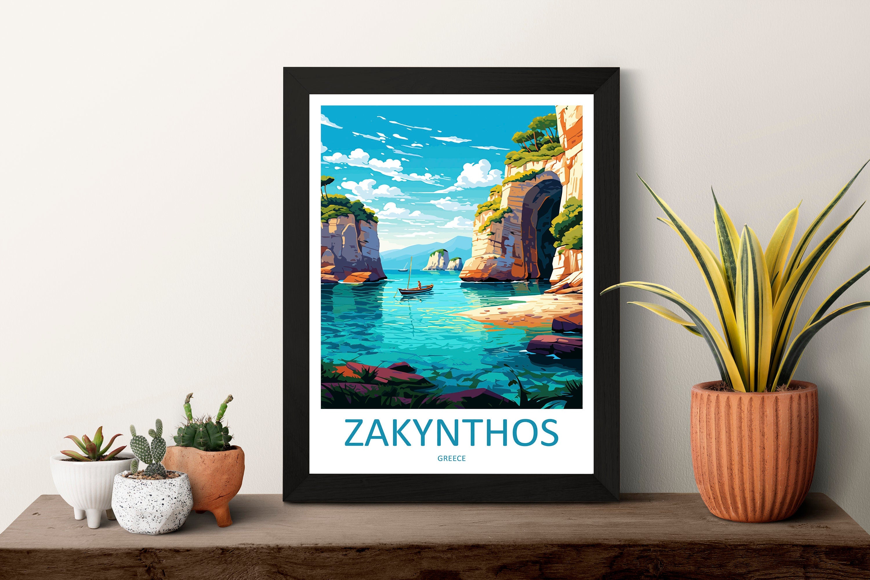 Zakynthos Travel Print