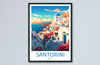 Santorini Travel Print