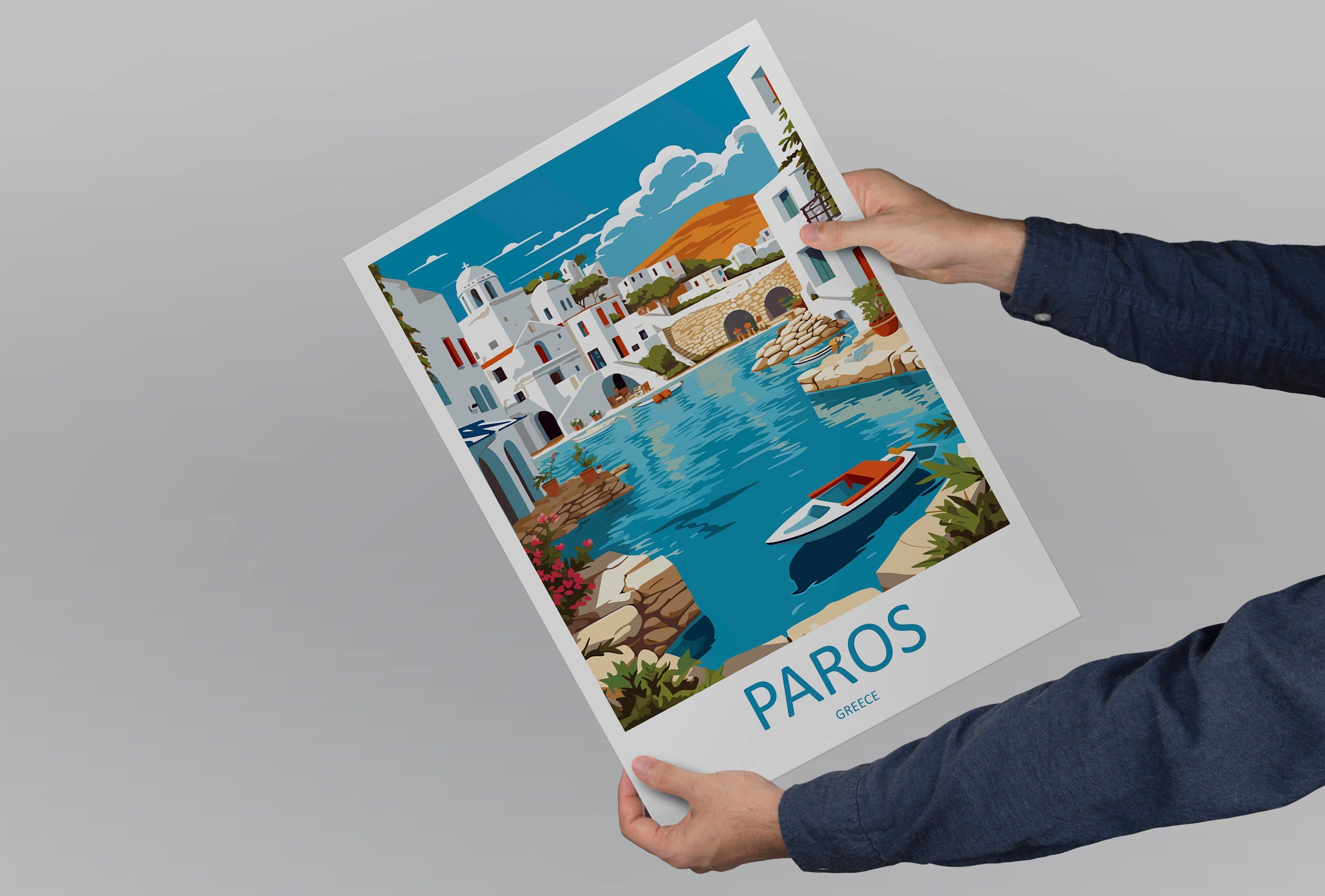 Paros Travel Print