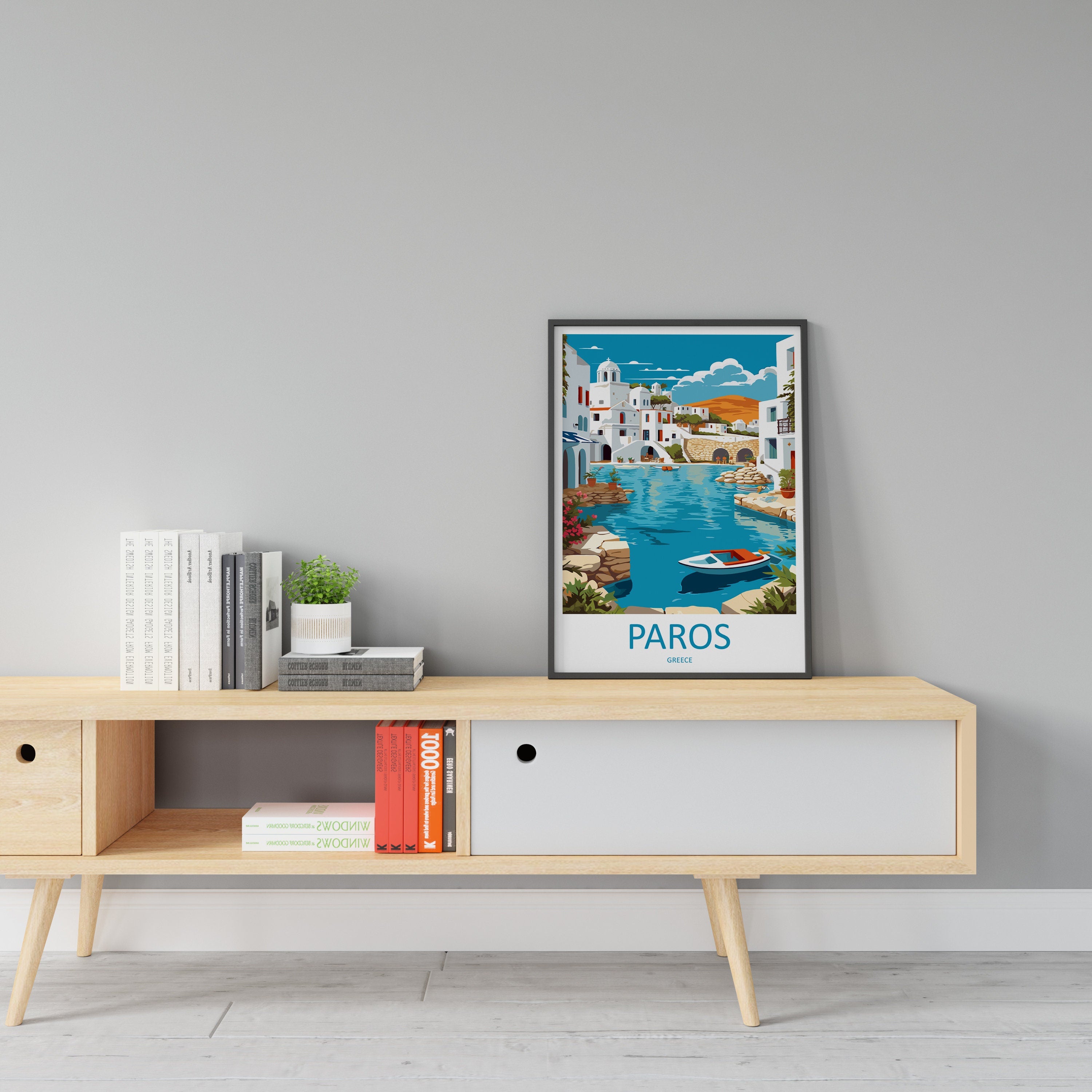 Paros Travel Print