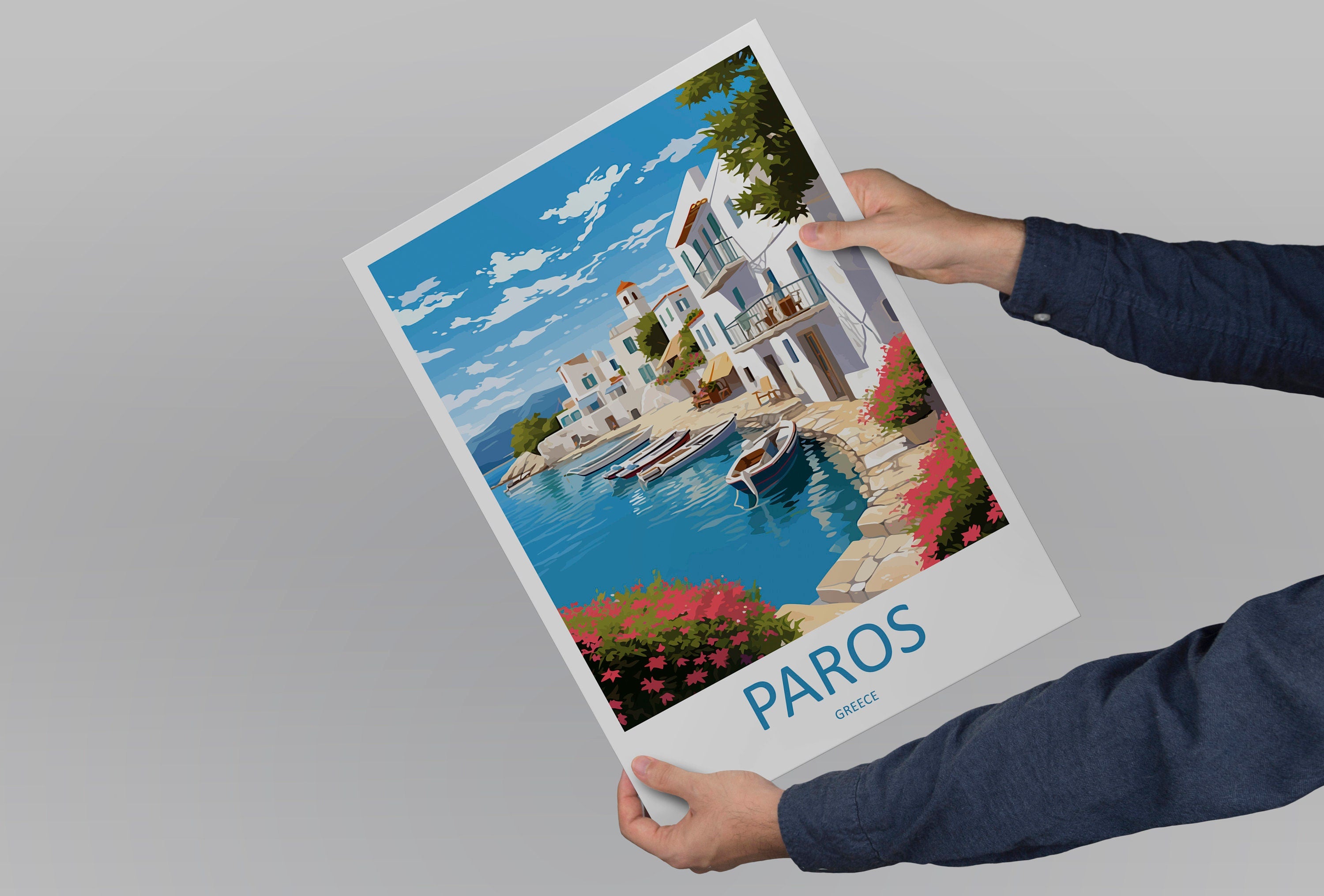 Paros Travel Print