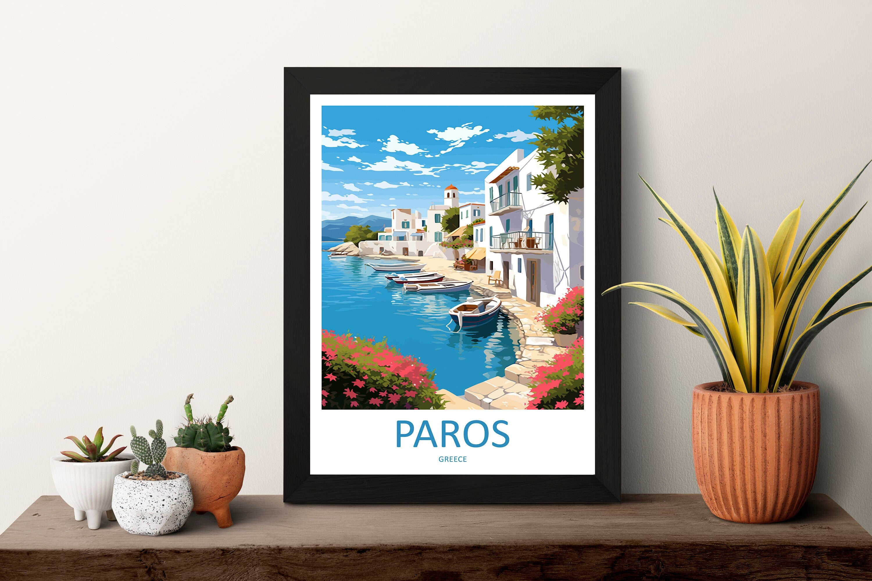 Paros Travel Print