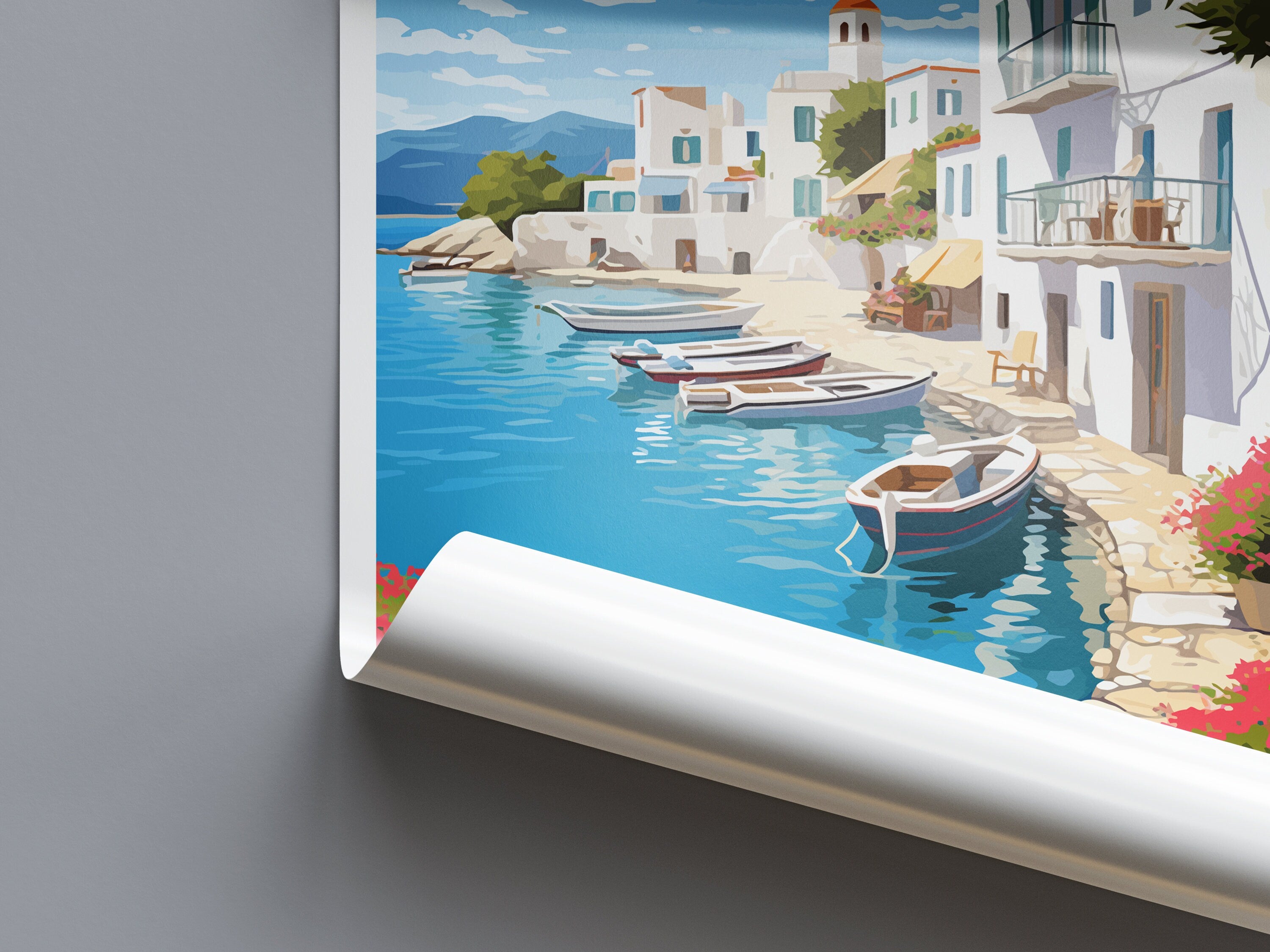 Paros Travel Print