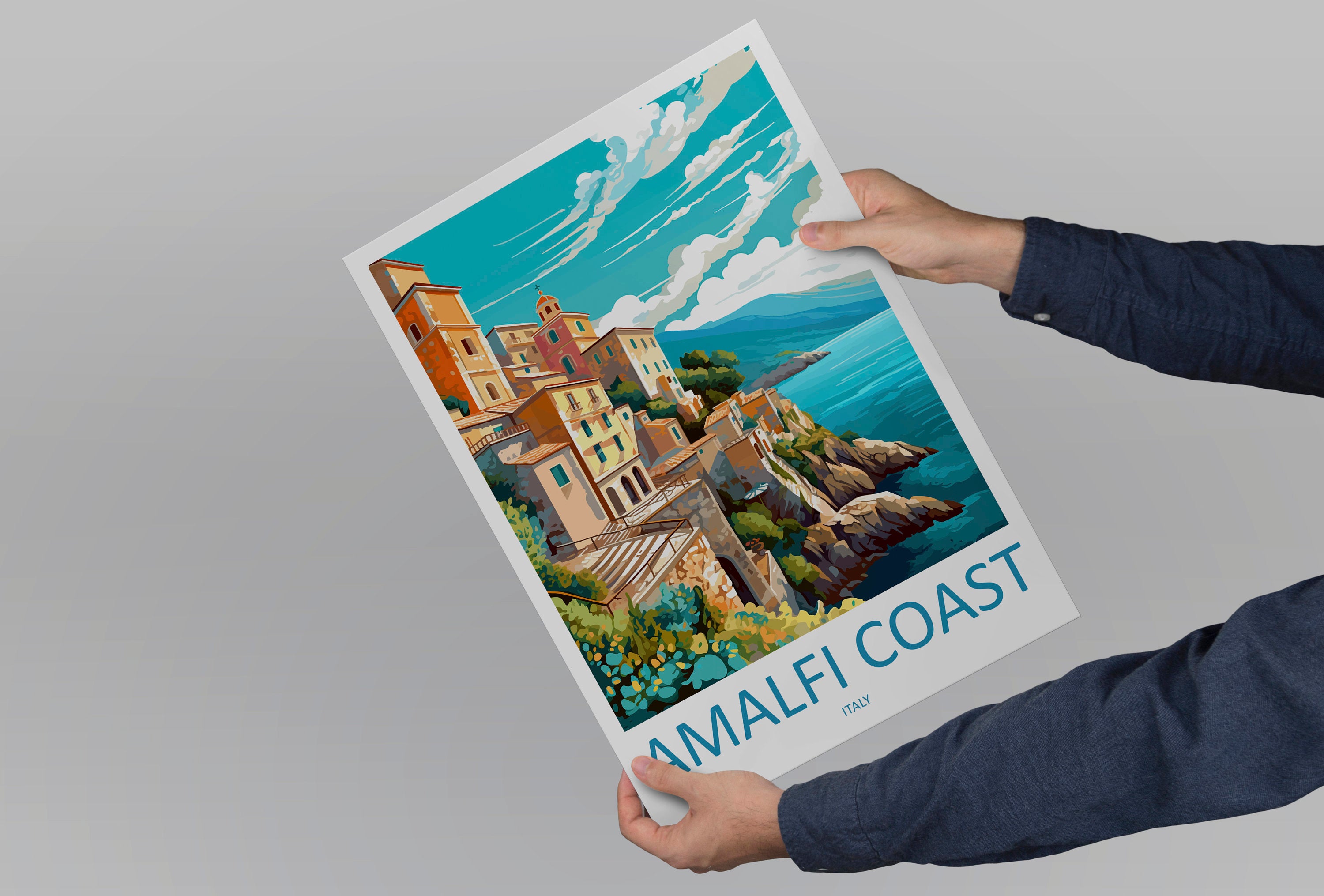 Amalfi Travel Print