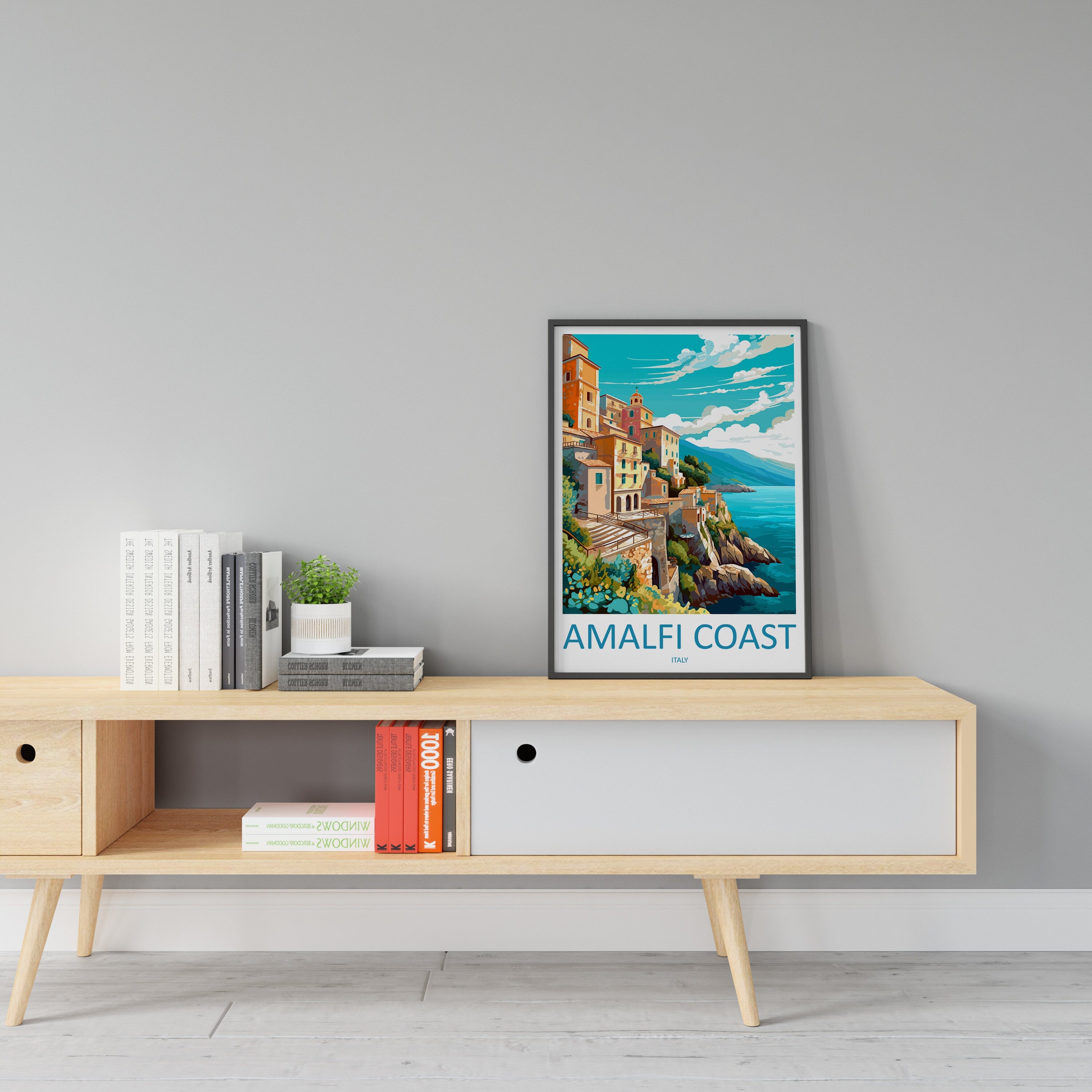 Amalfi Travel Print