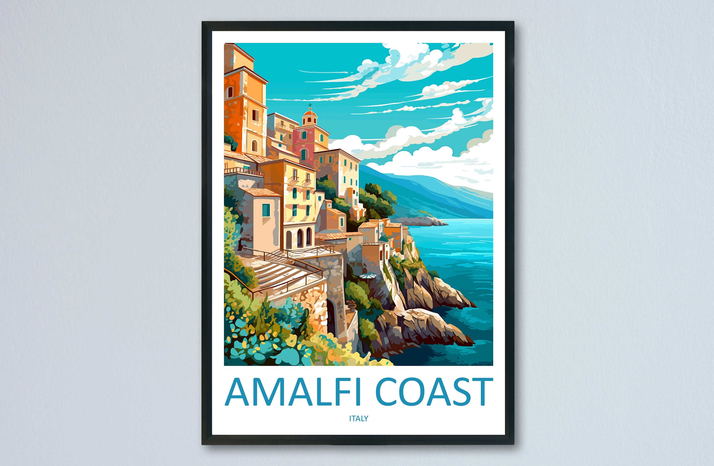 Amalfi Travel Print