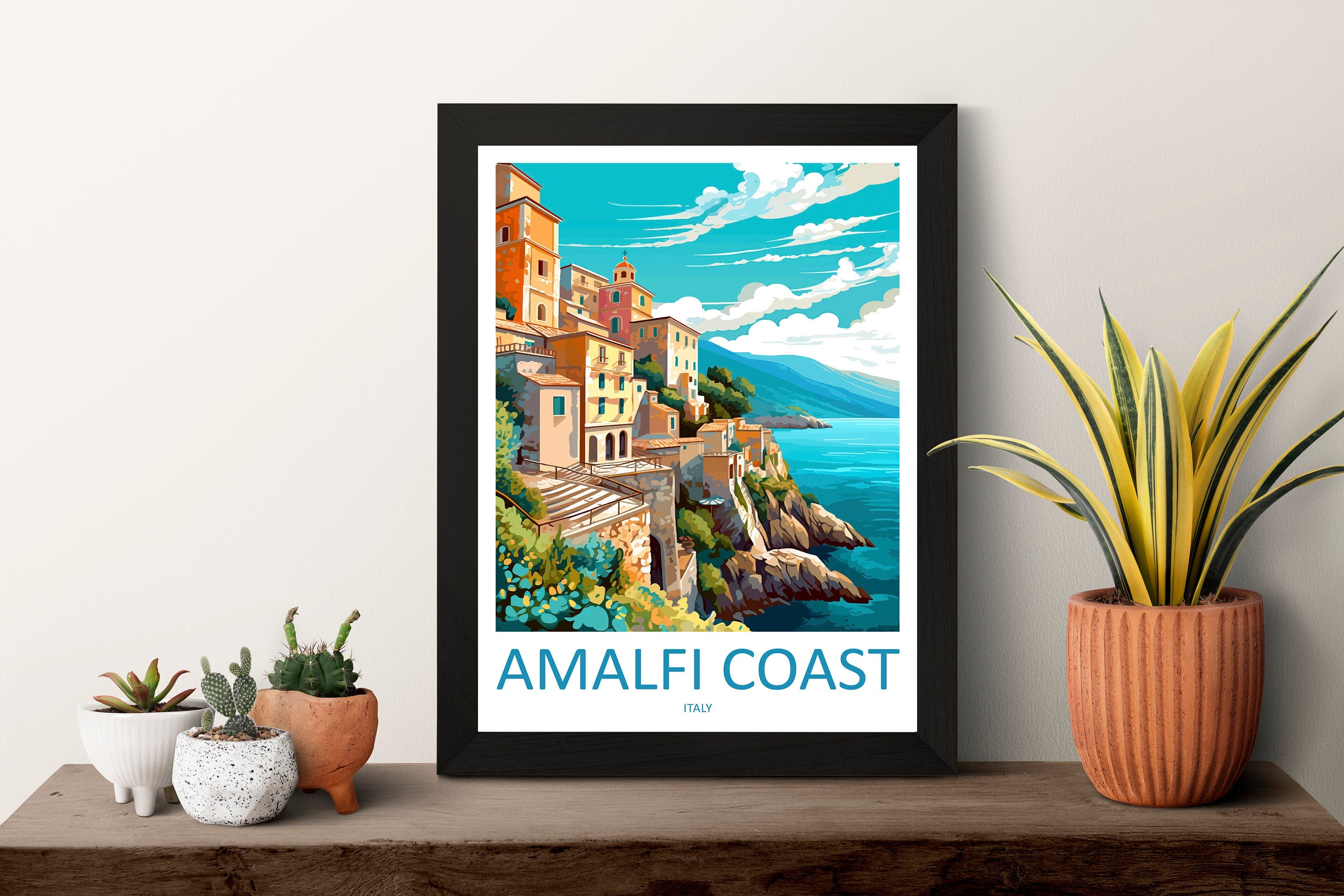 Amalfi Travel Print