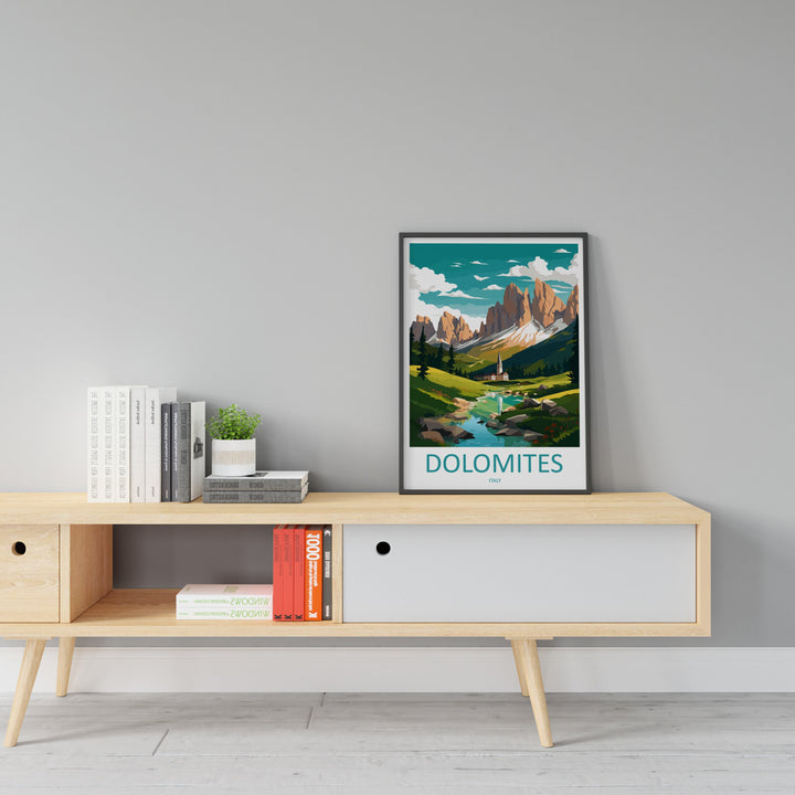 Dolomites Travel Print Dolomites Home Décor Dolomitic Alps Art Print Dolomite Mountains Room Print For Italian Mountains Gift Art Poster Art