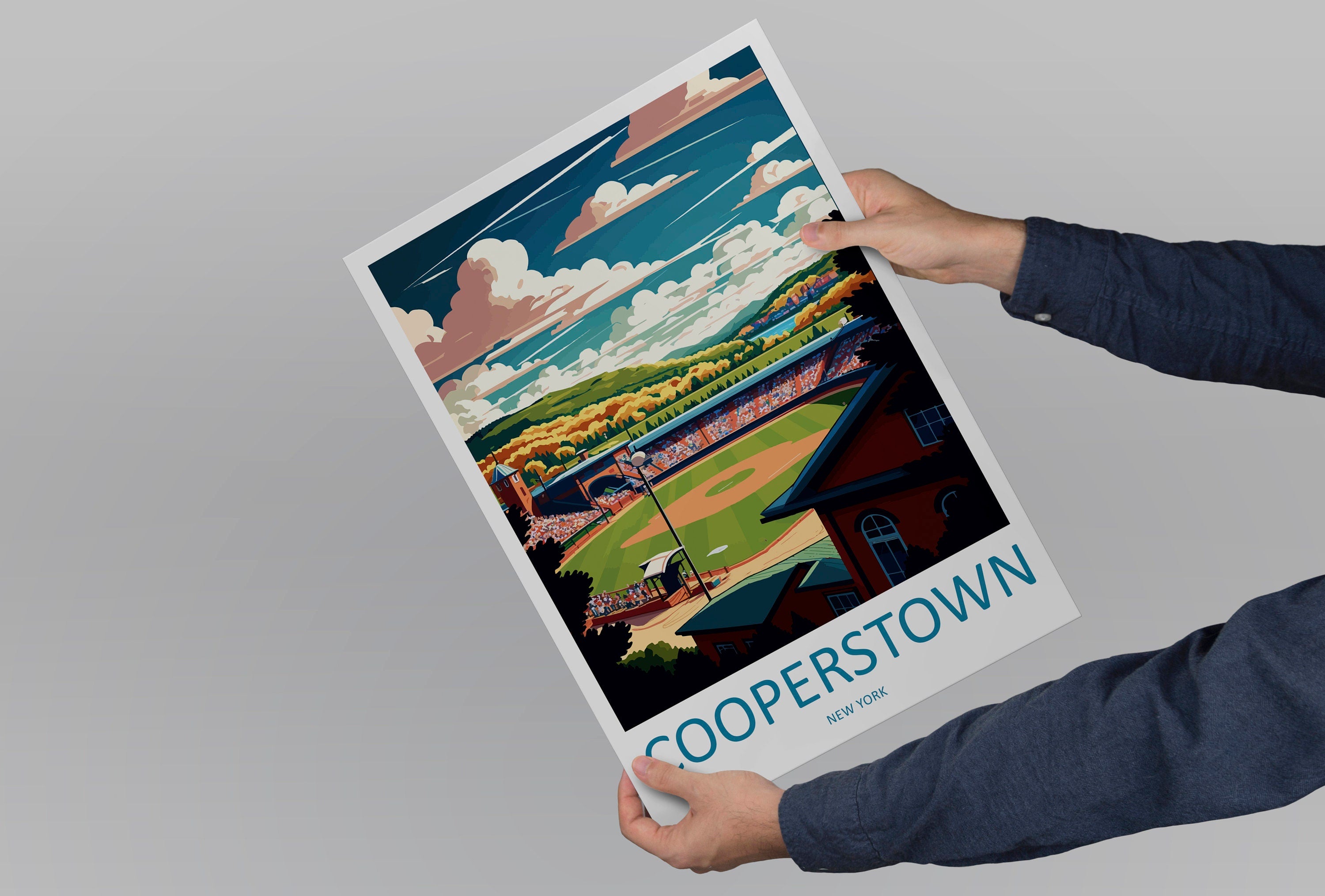 Cooperstown Travel Print