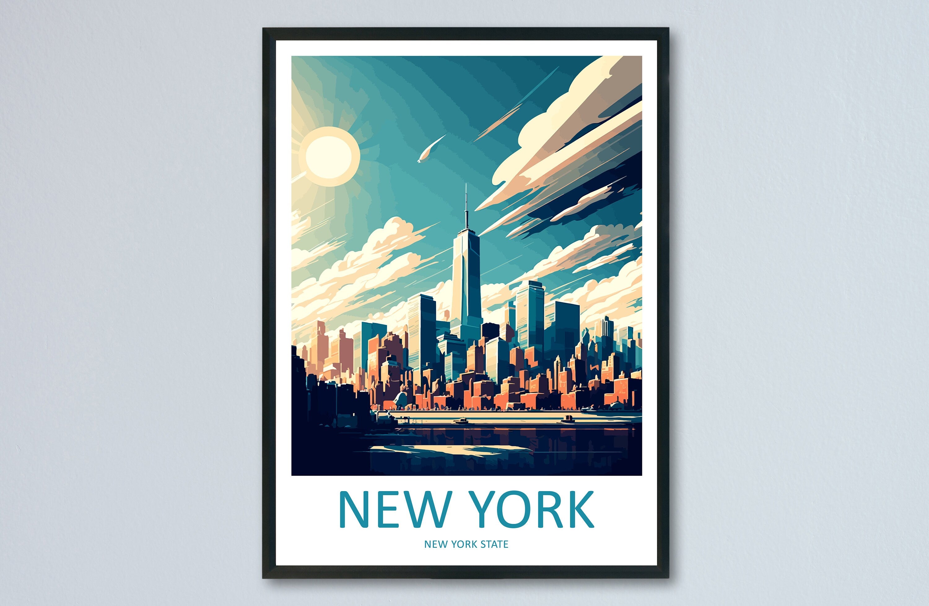 New York Travel Print