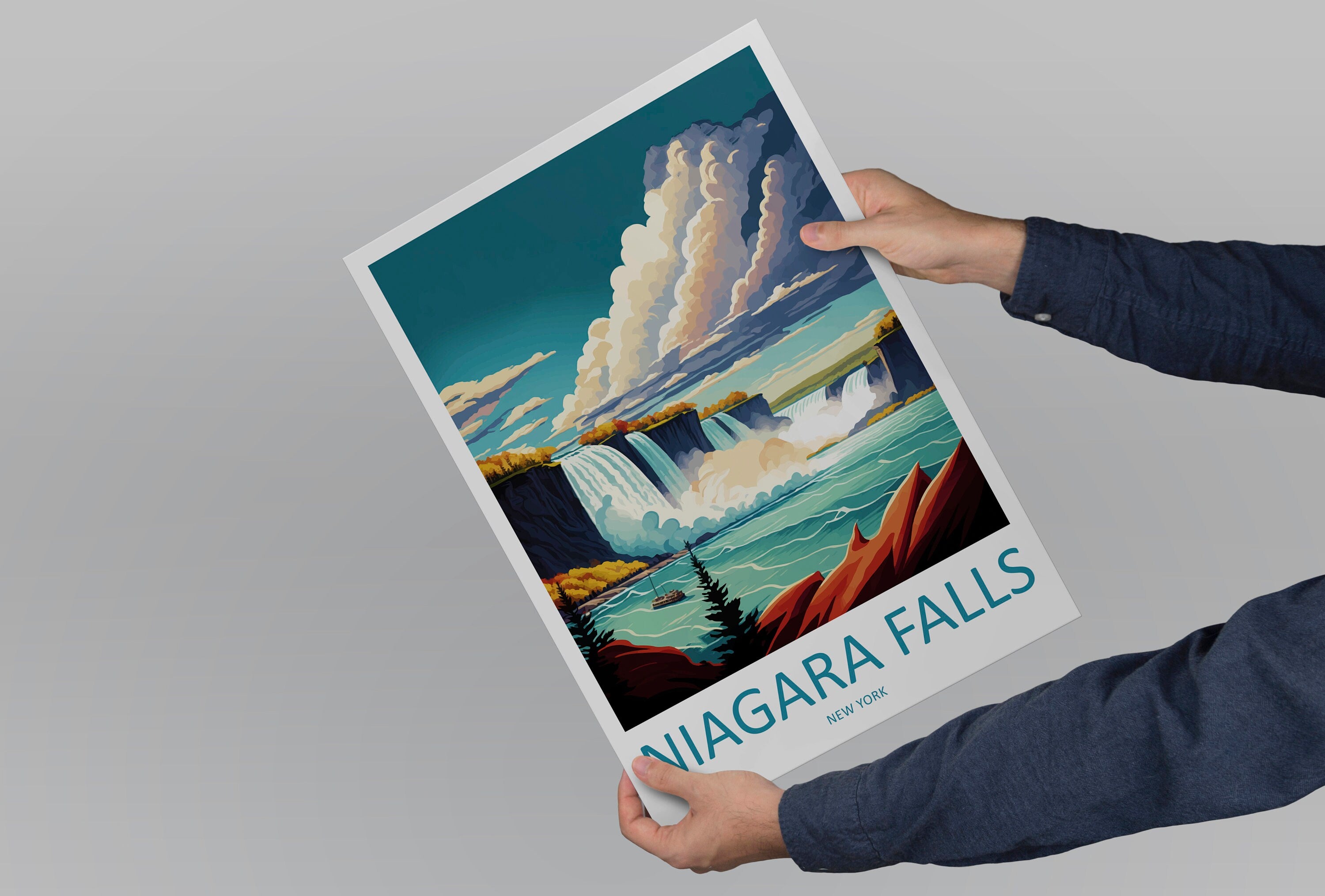 Niagara Falls Travel Print