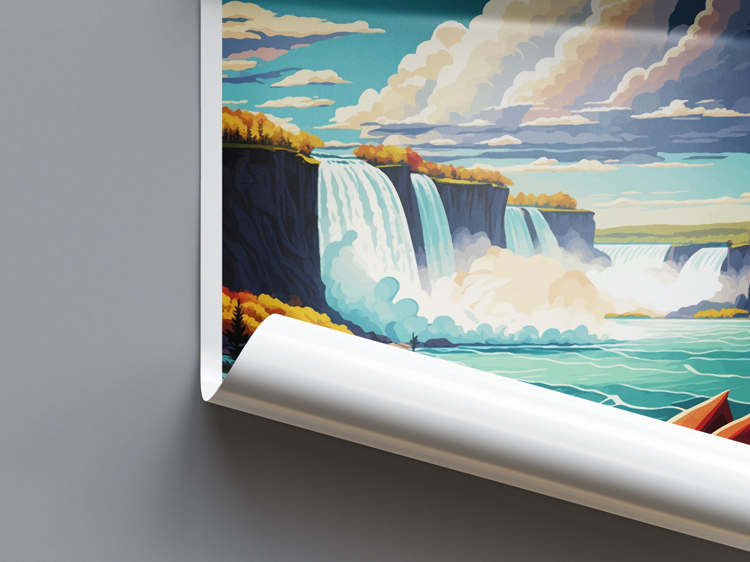 Niagara Falls Travel Print