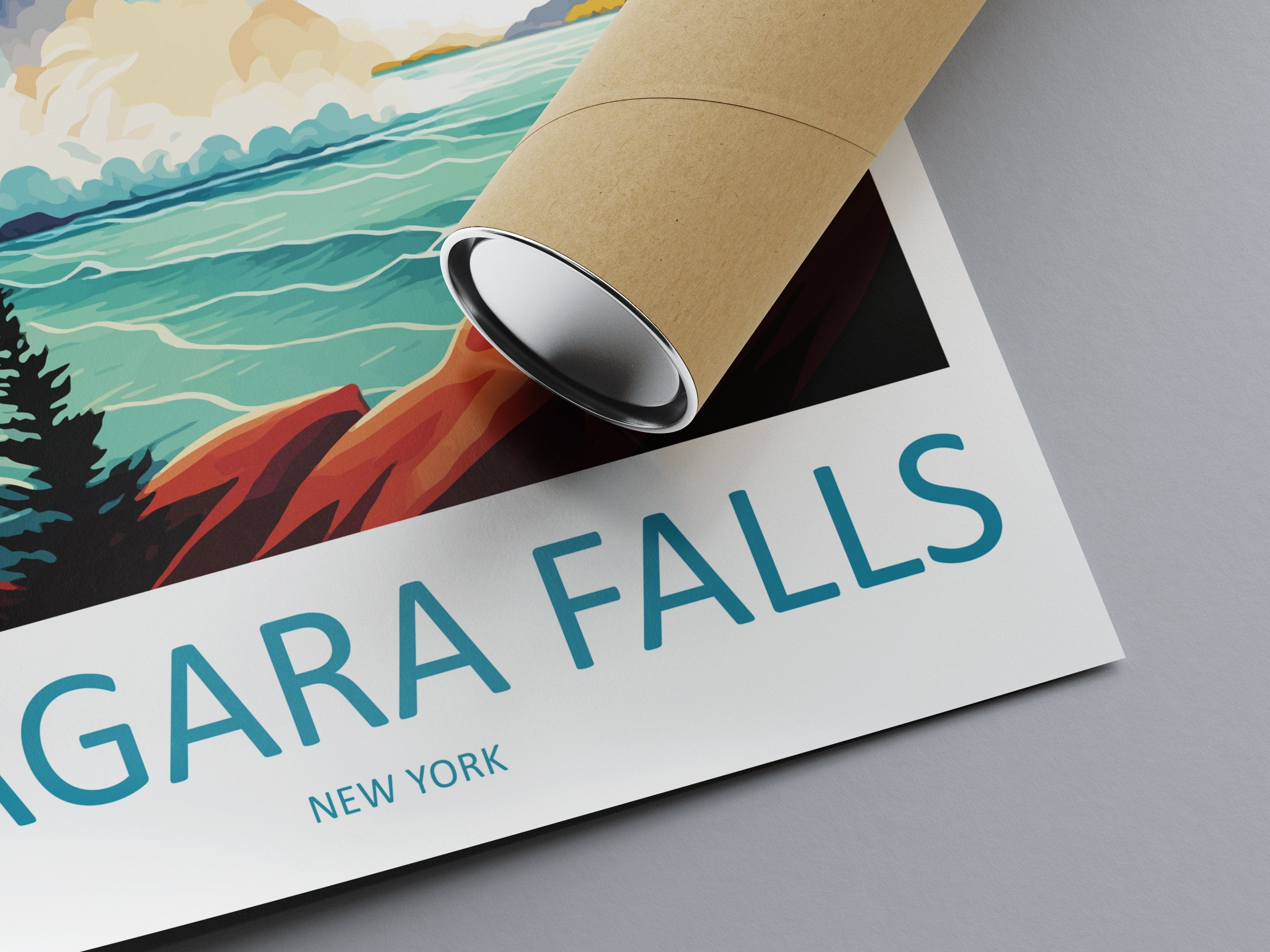 Niagara Falls Travel Print