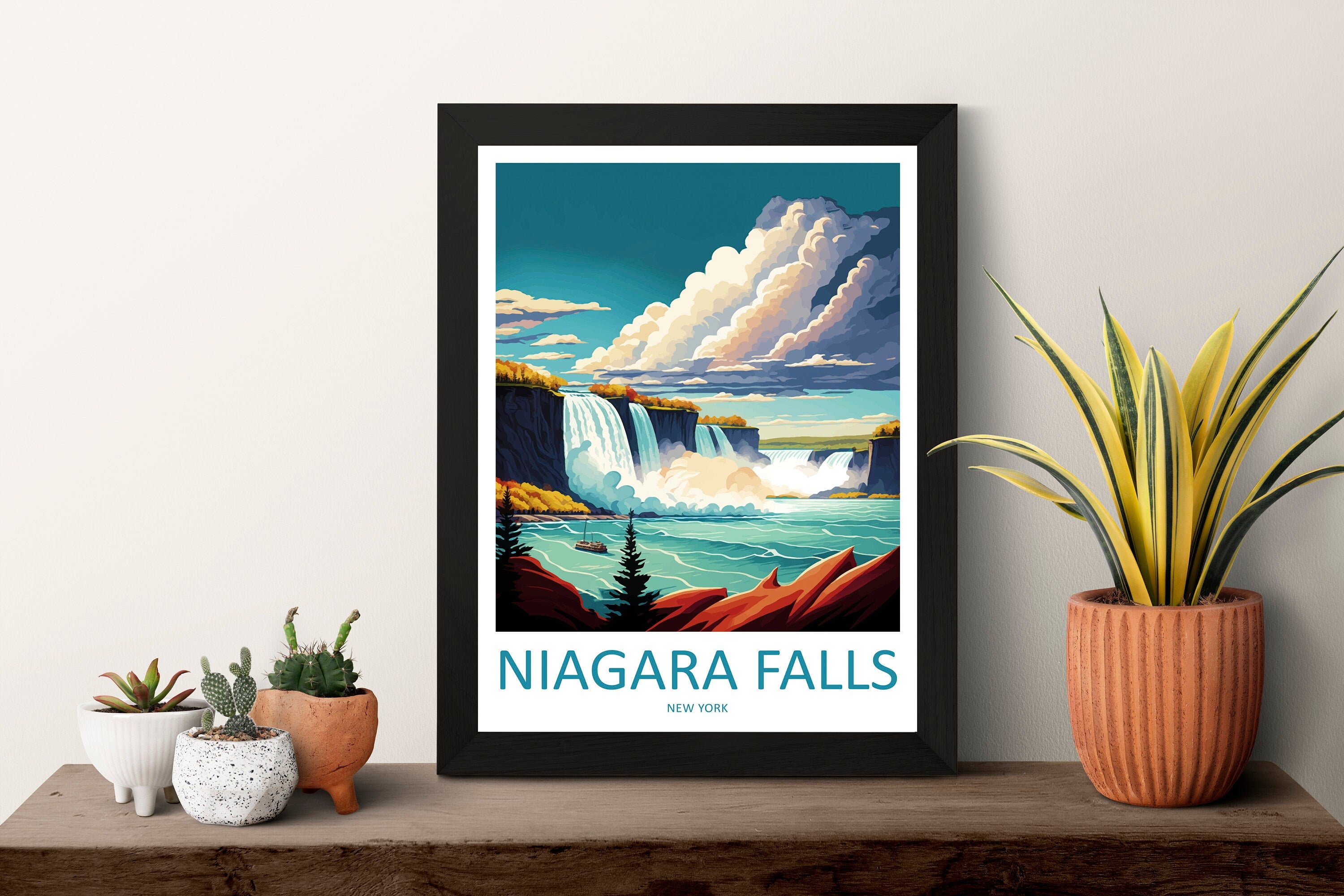 Niagara Falls Travel Print