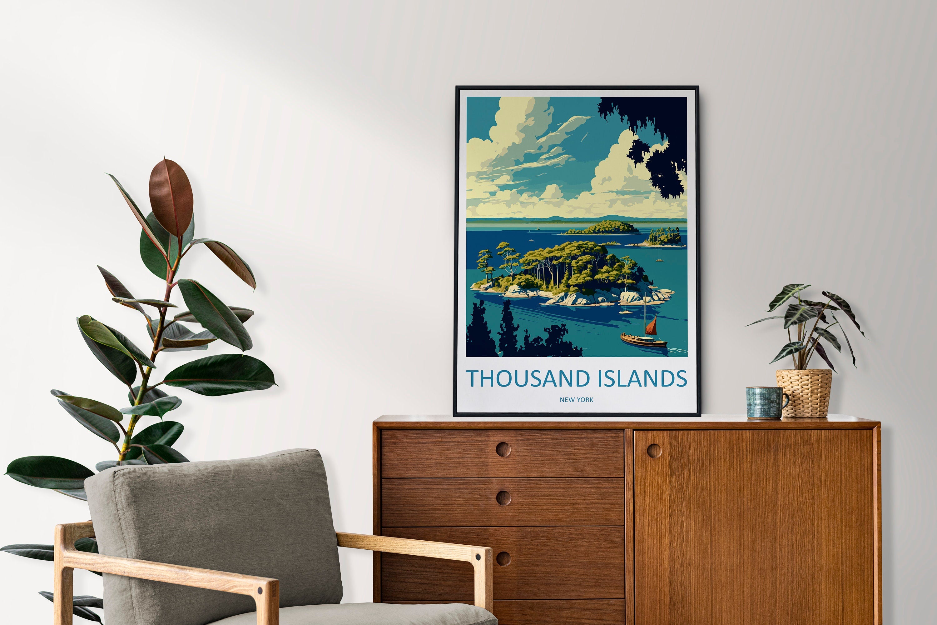 Thousand Islands Travel Print