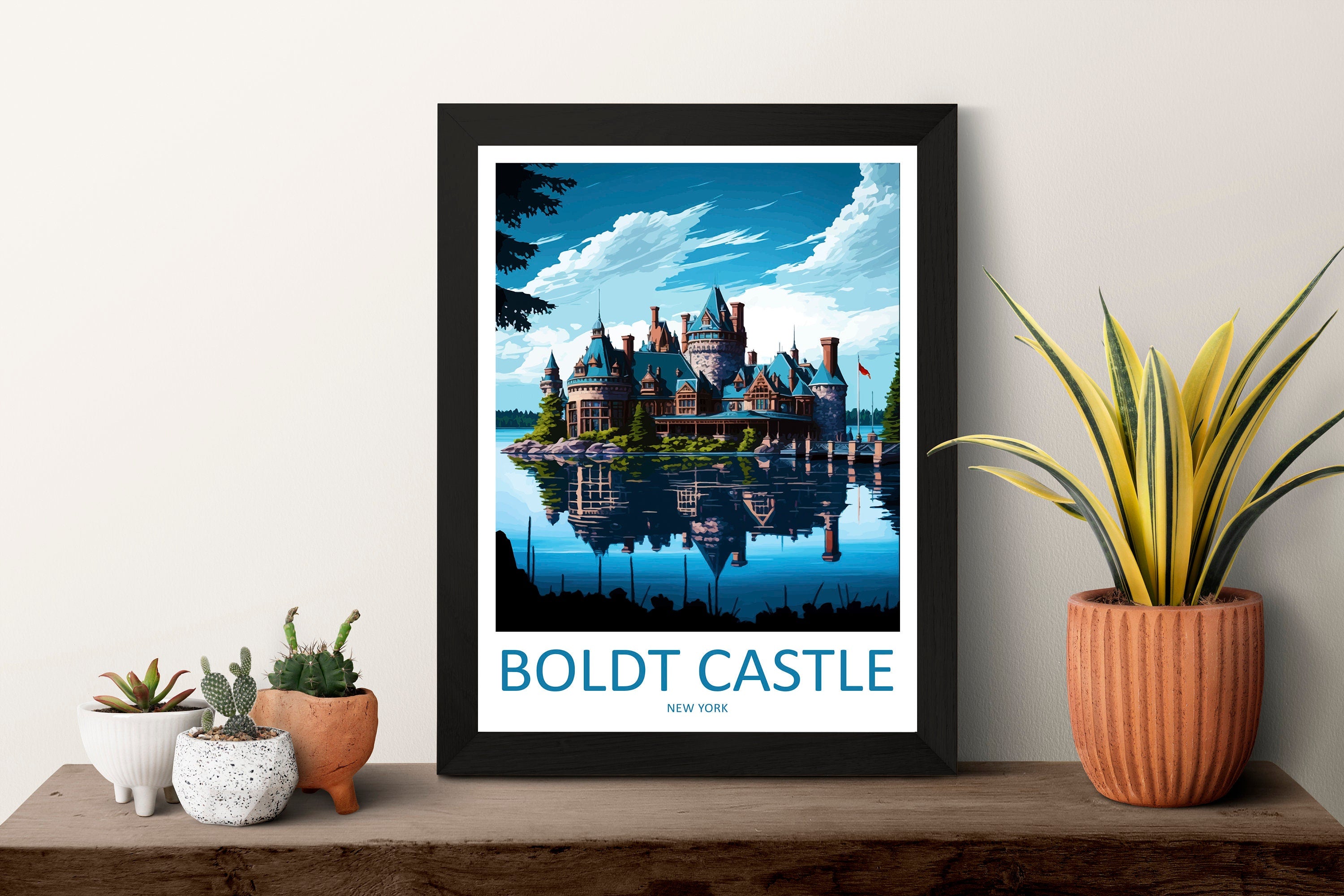 Boldt Castle Travel Print