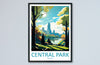 Central Park Travel Print