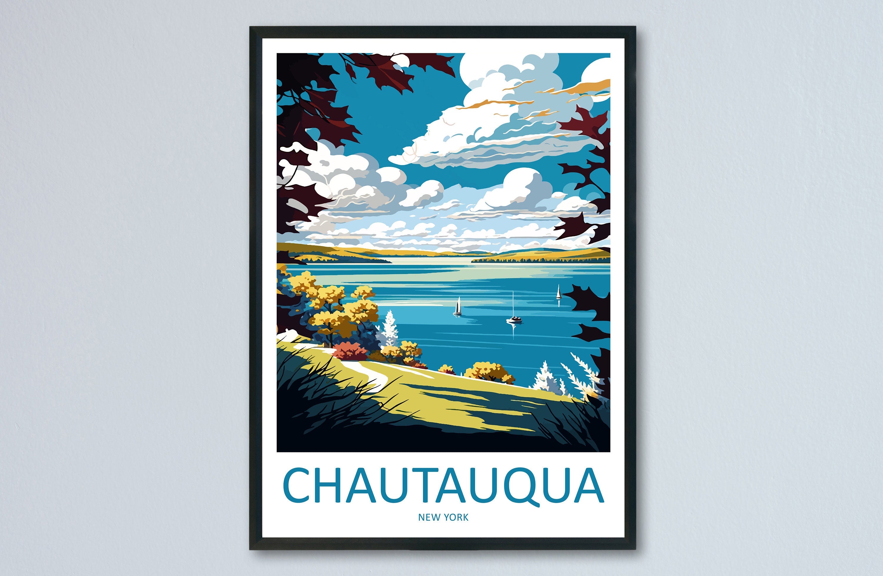 Chautauqua Lake Travel Print