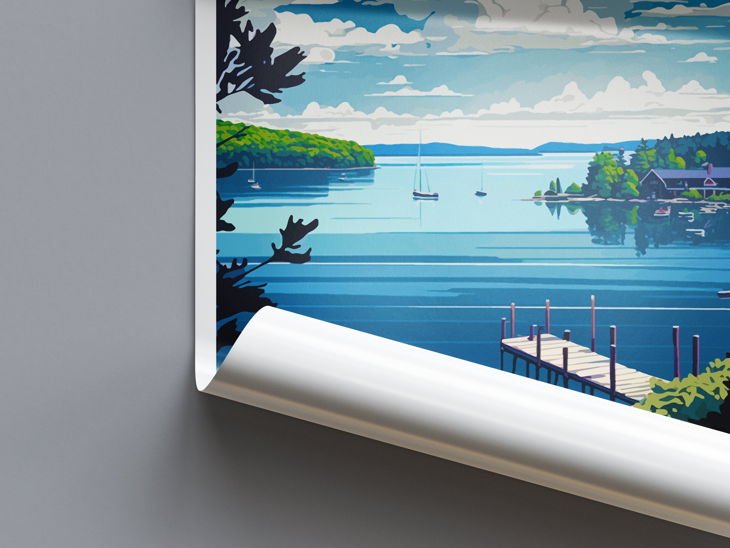 Chautauqua Lake Travel Print