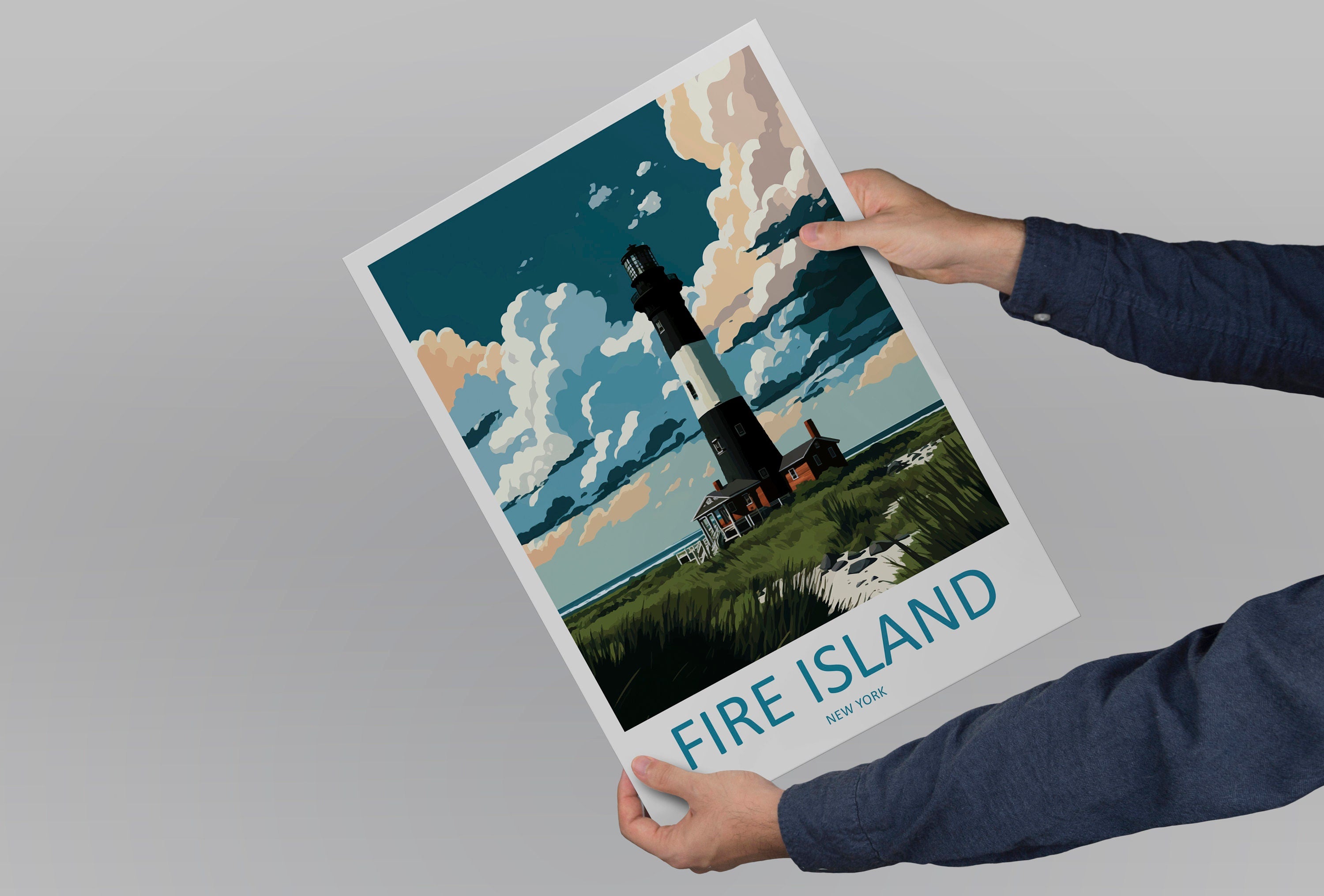 Fire Island Travel Print