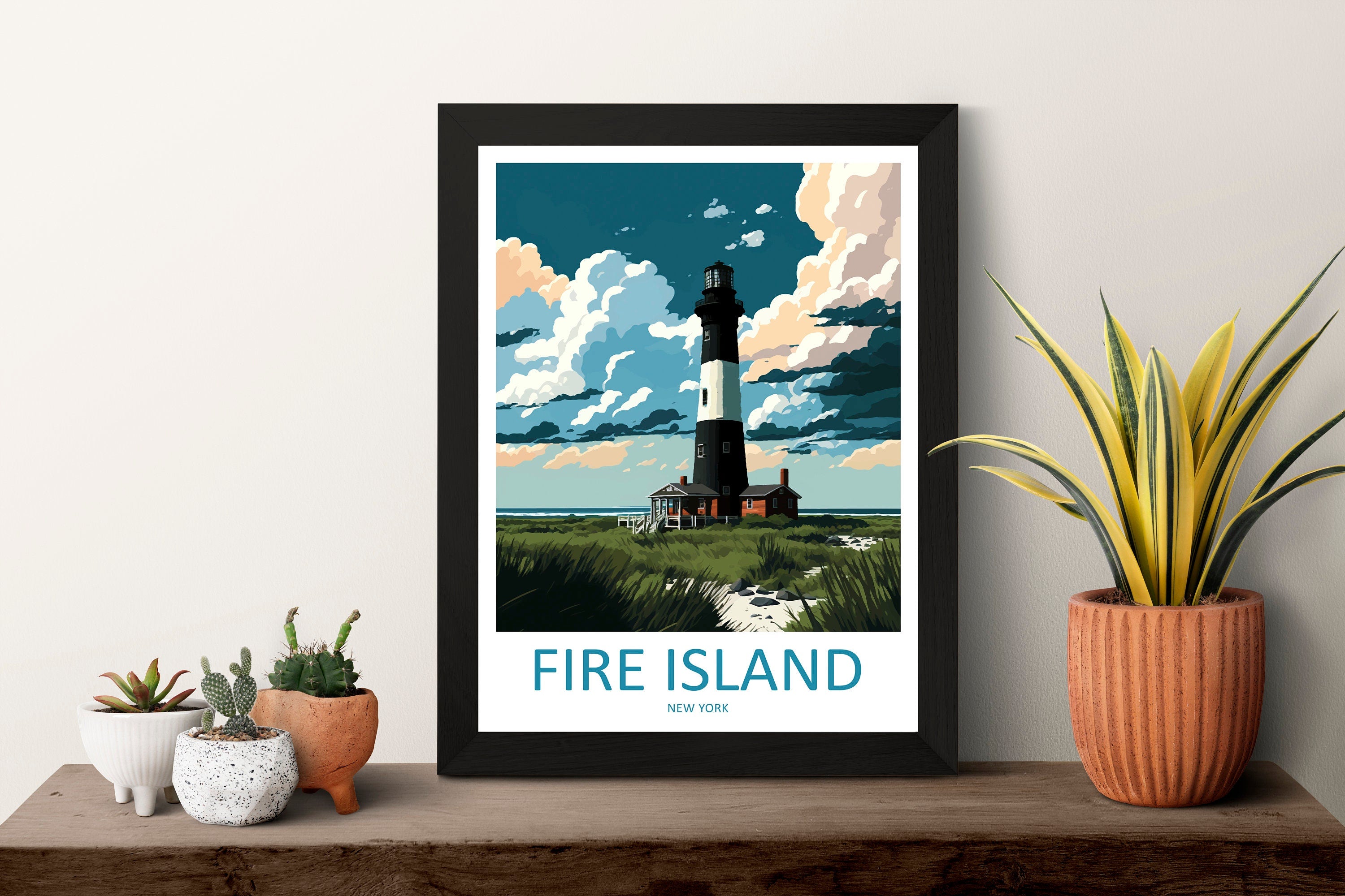 Fire Island Travel Print