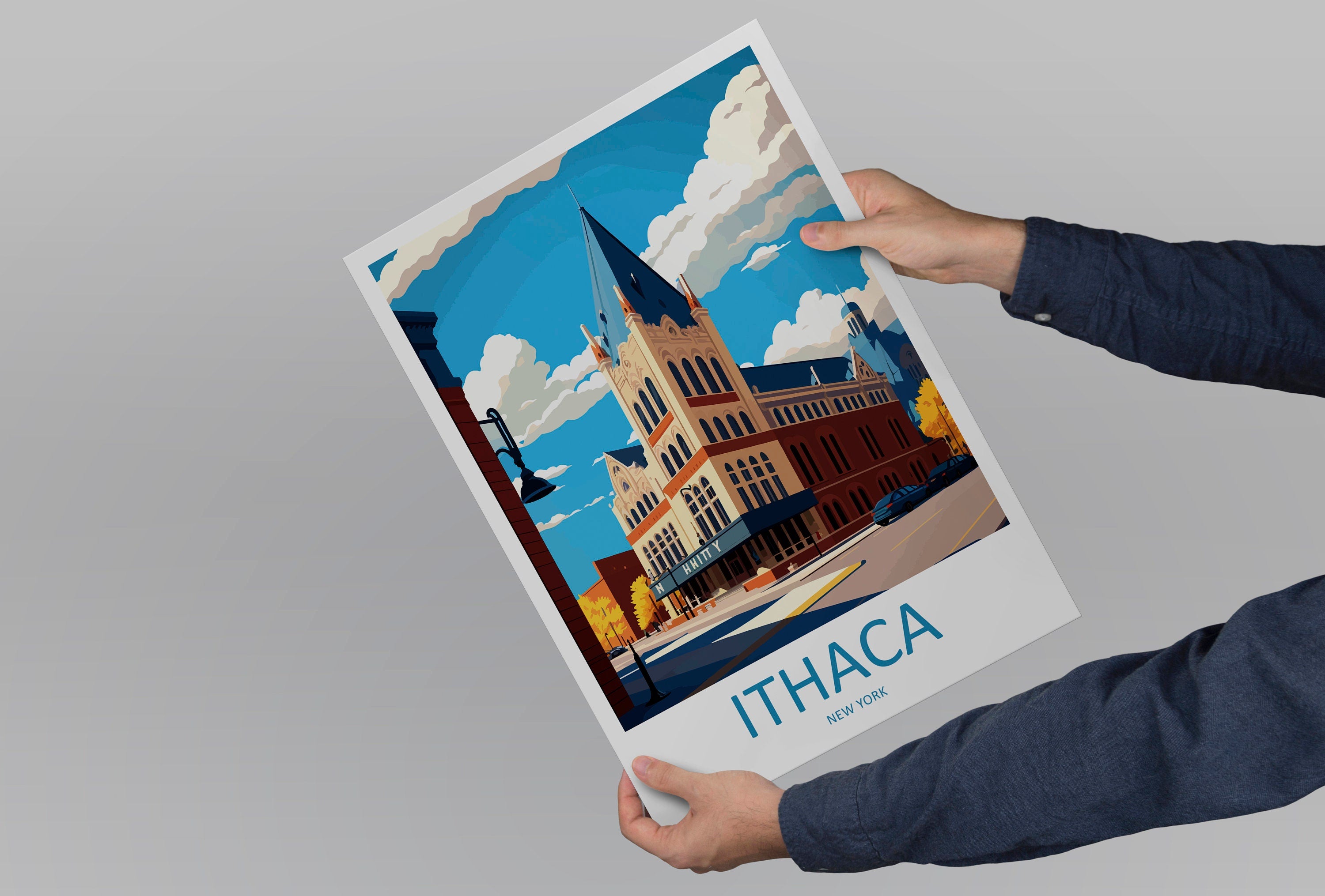 Ithaca Travel Print