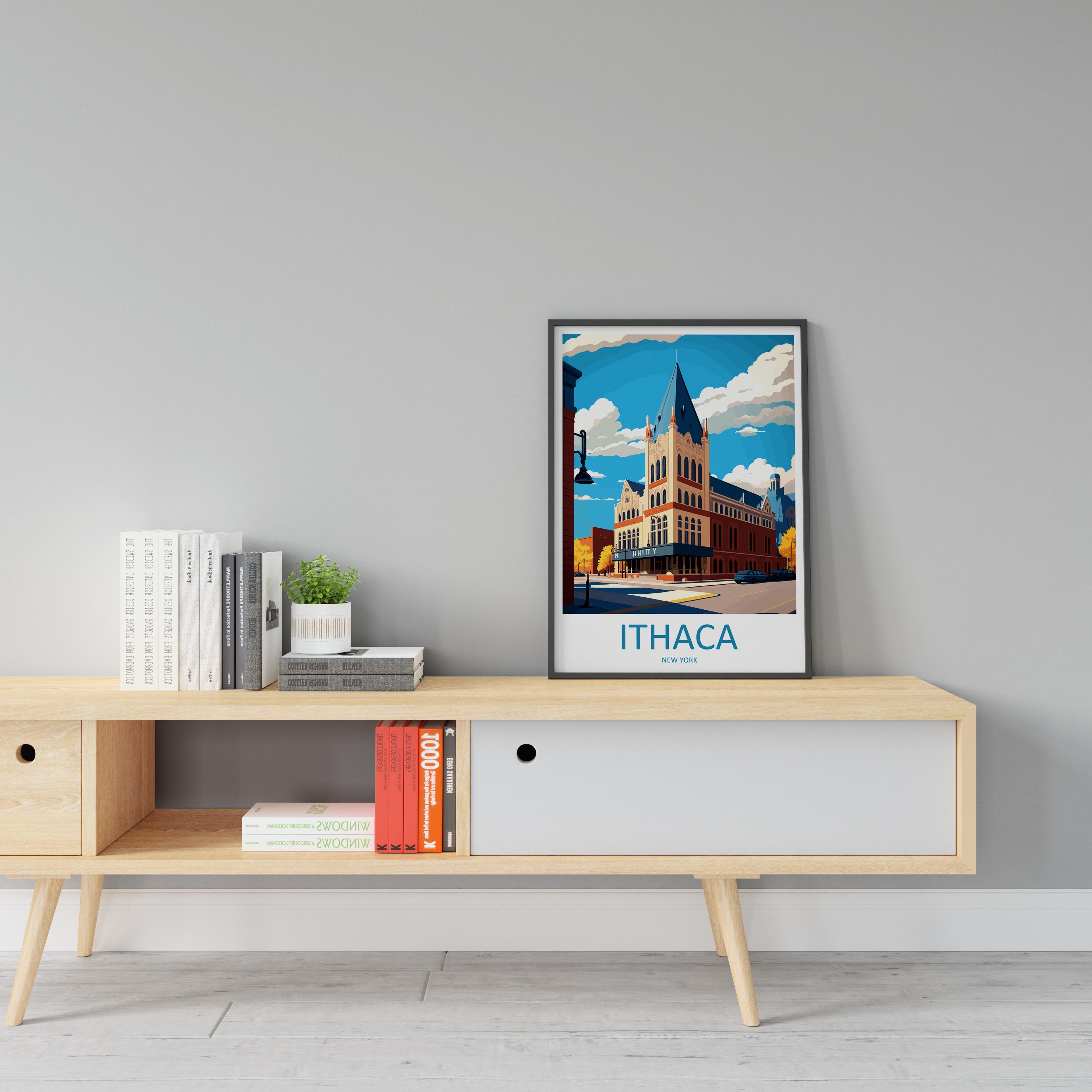 Ithaca Travel Print