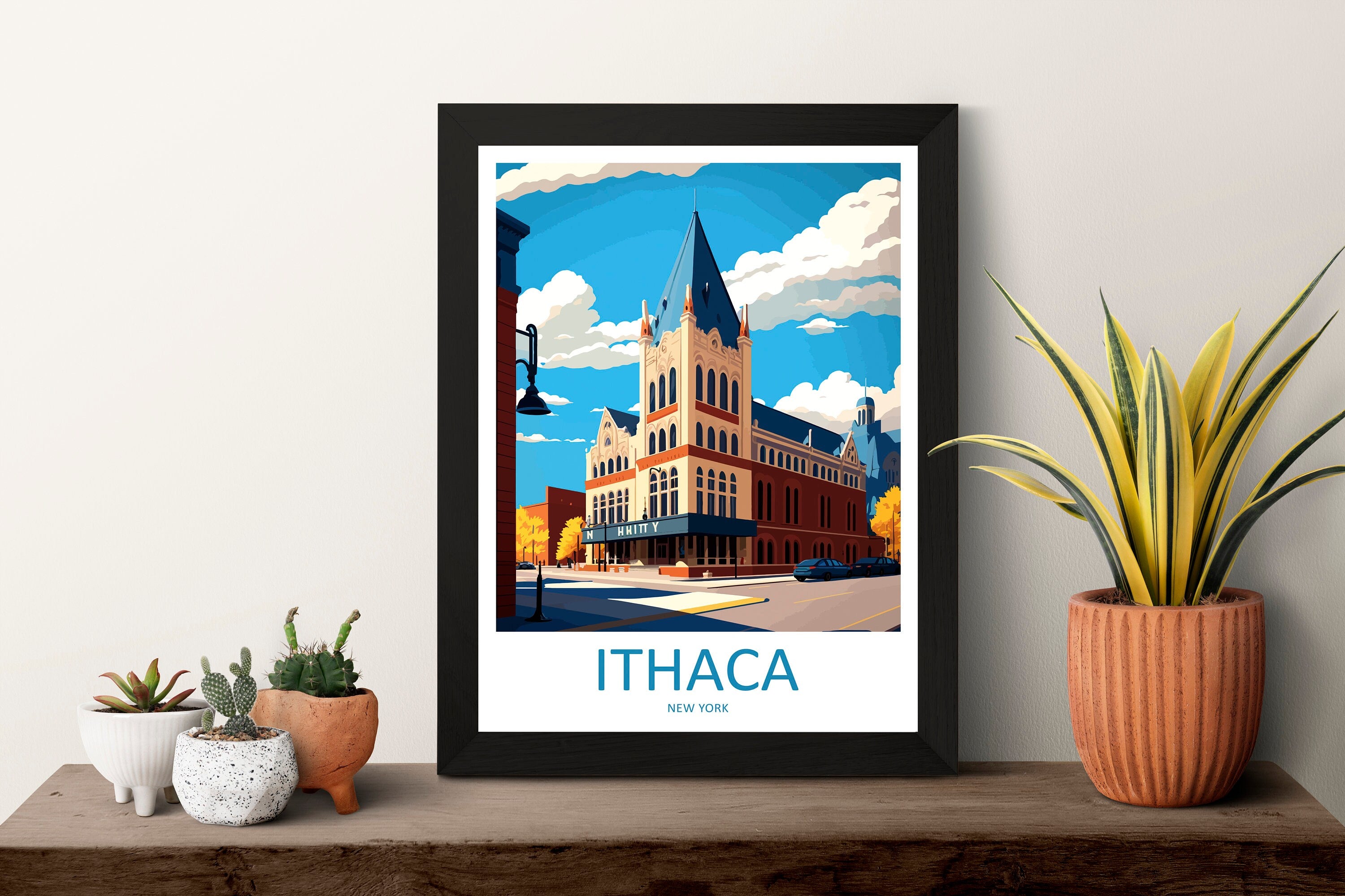 Ithaca Travel Print